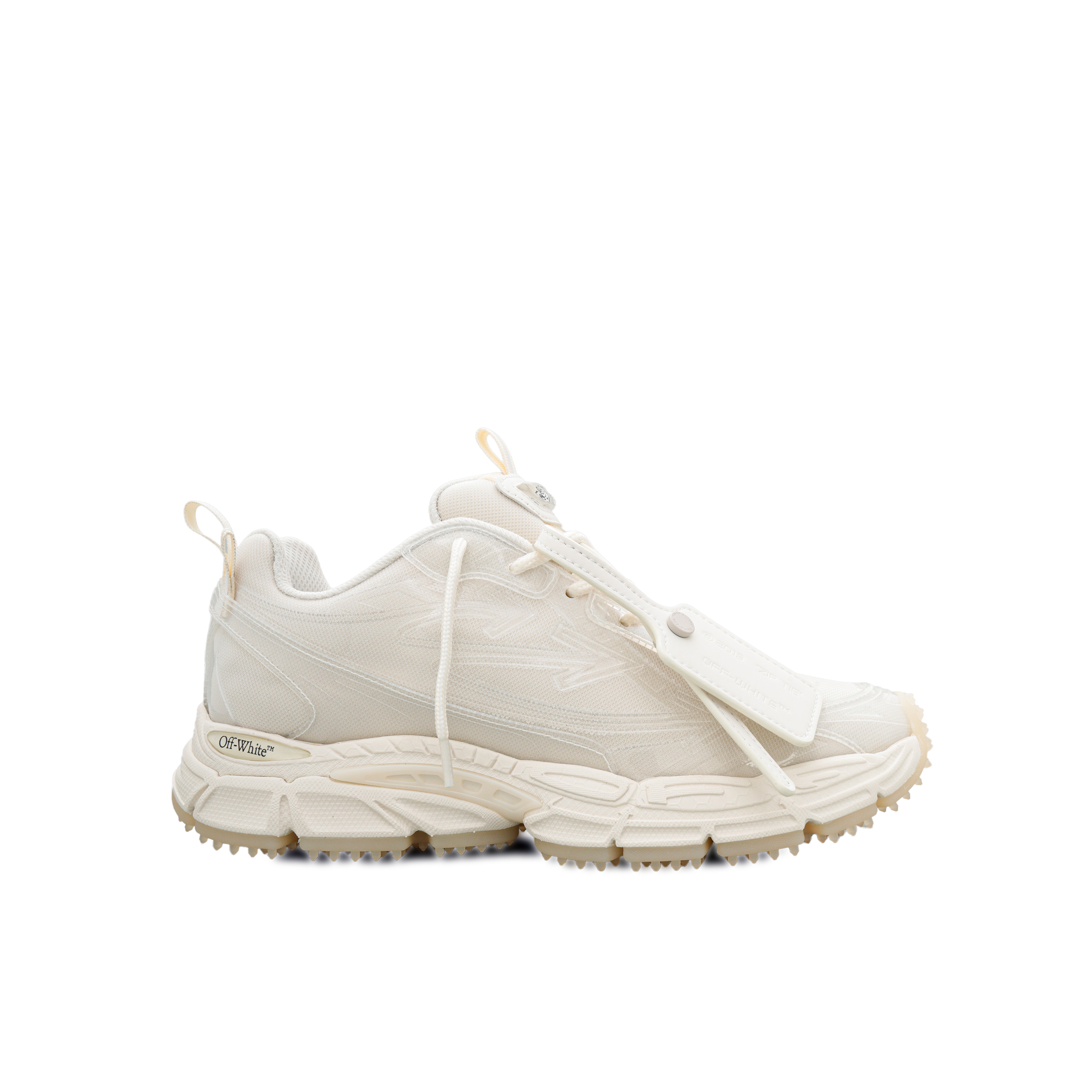 Sneakers Beige Off-White Translucent "Be Right Back"