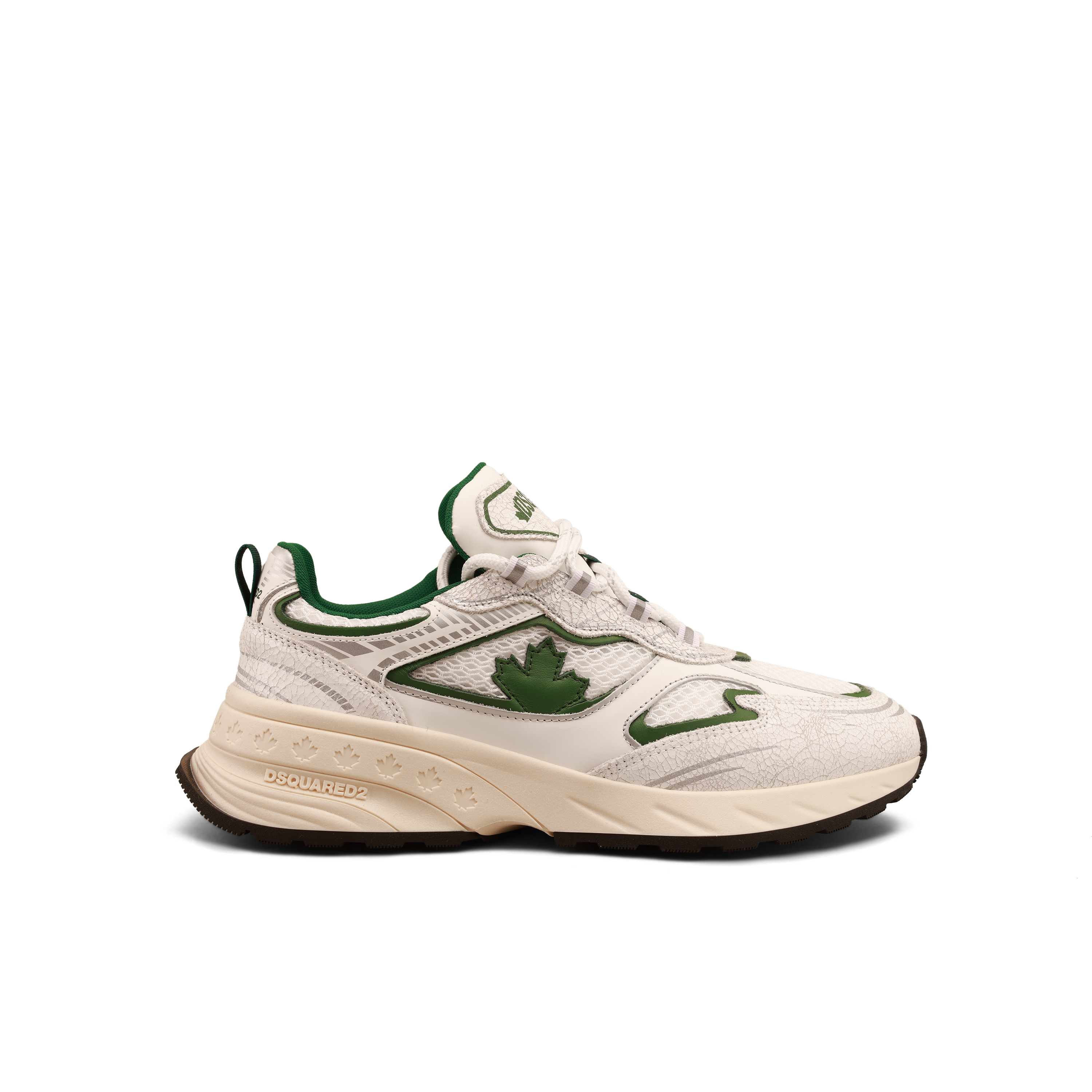 Sneakers Blancos Dsquared2 Detailed Leaf