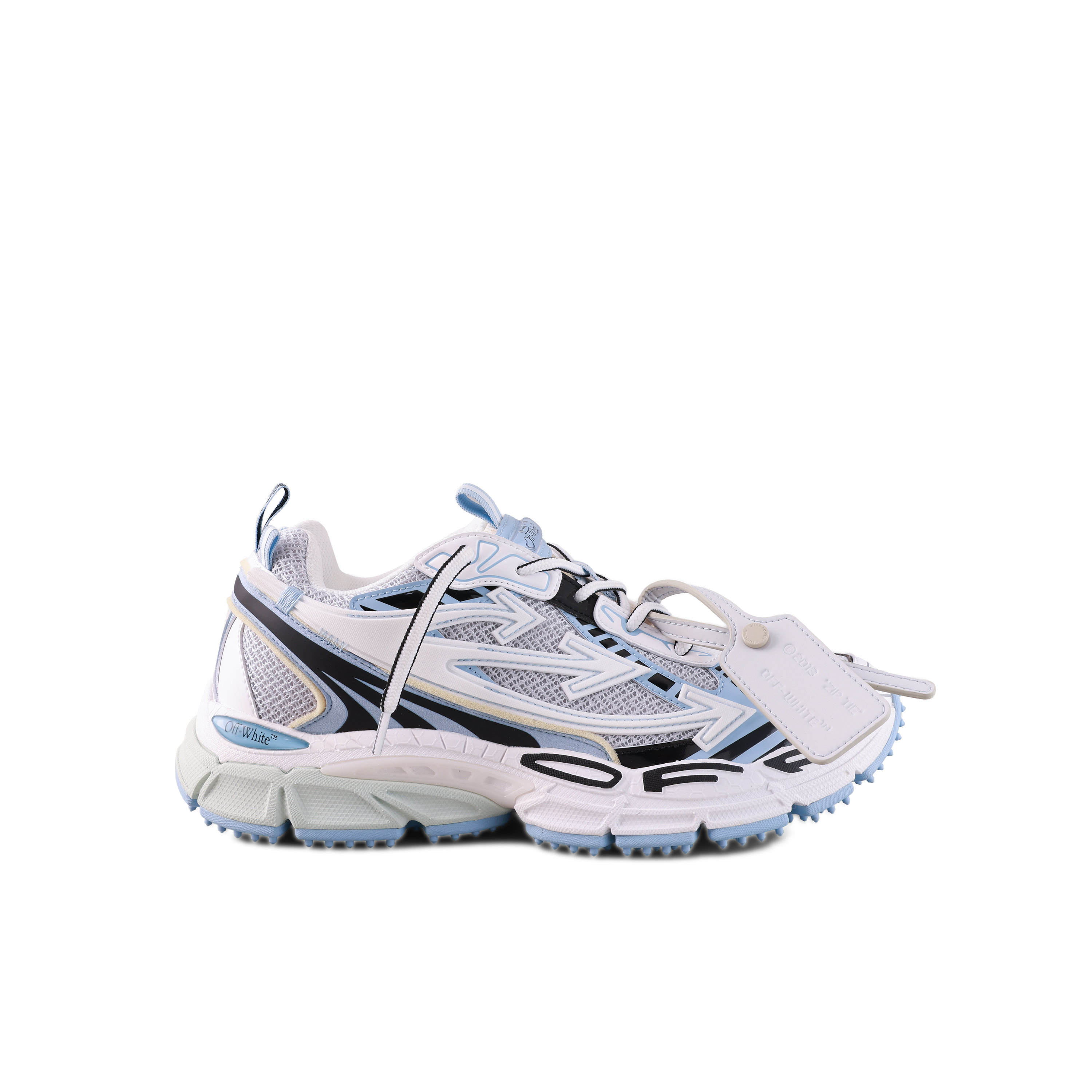 Sneakers Blanco Celeste Off-White "Be Right Back"