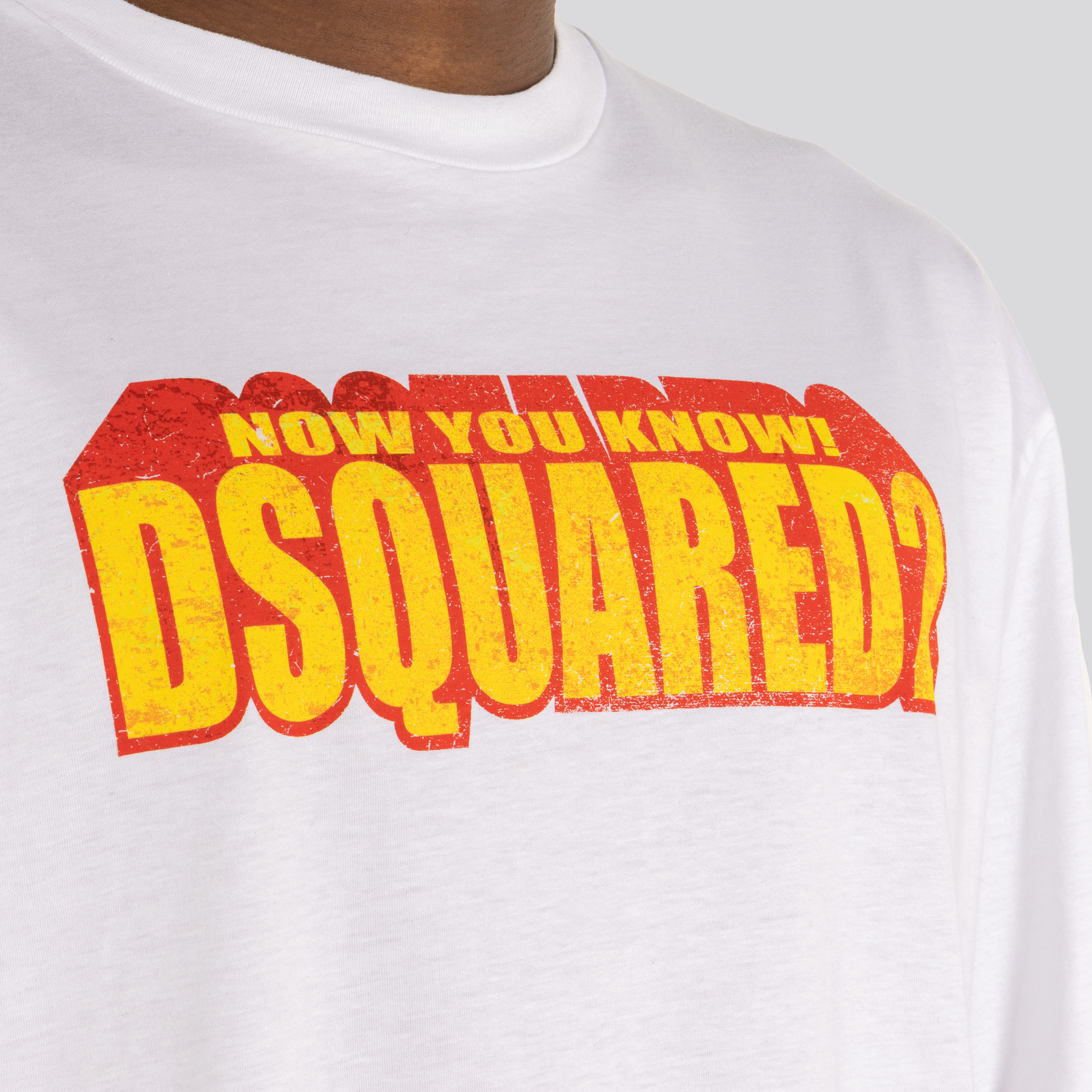 Camiseta Blanca Dsquared2 3D