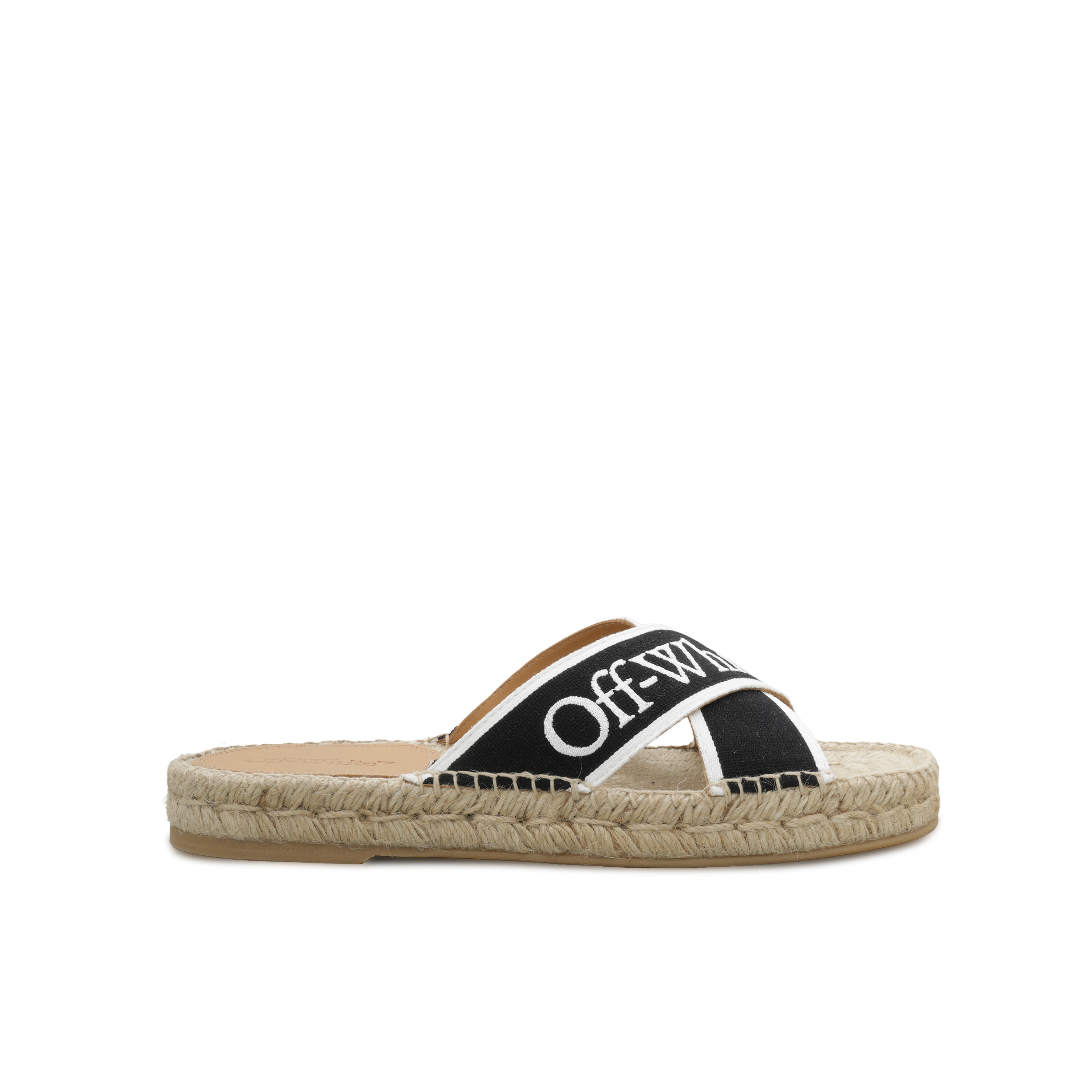 Sandalias Negras Off-White Criss Cross