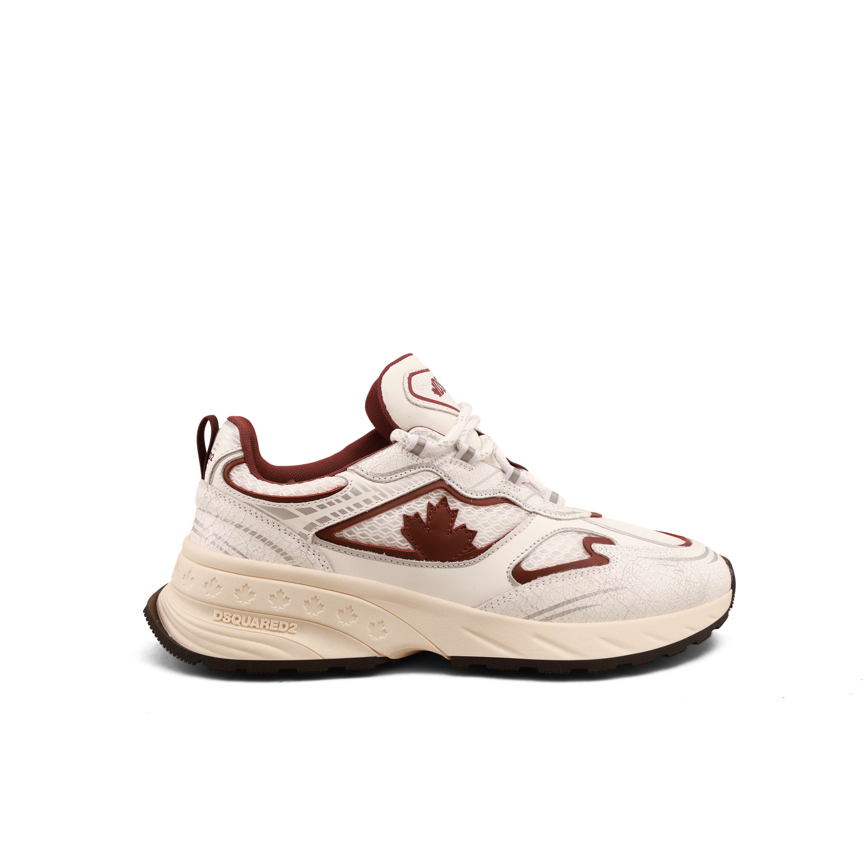 Sneakers Blancos Dsquared2 Detailed Leaf