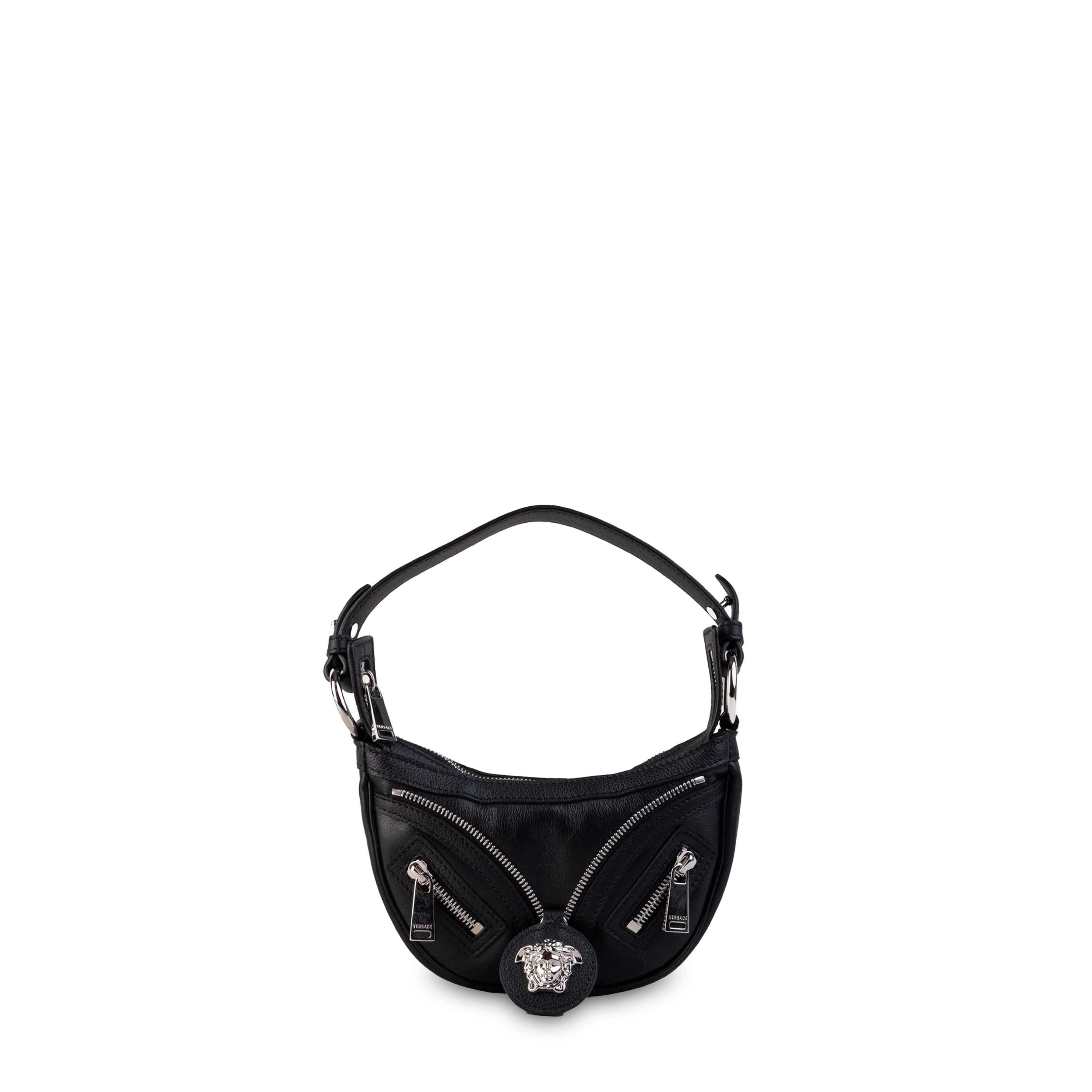 Cartera Negra Versace Medium Repeat