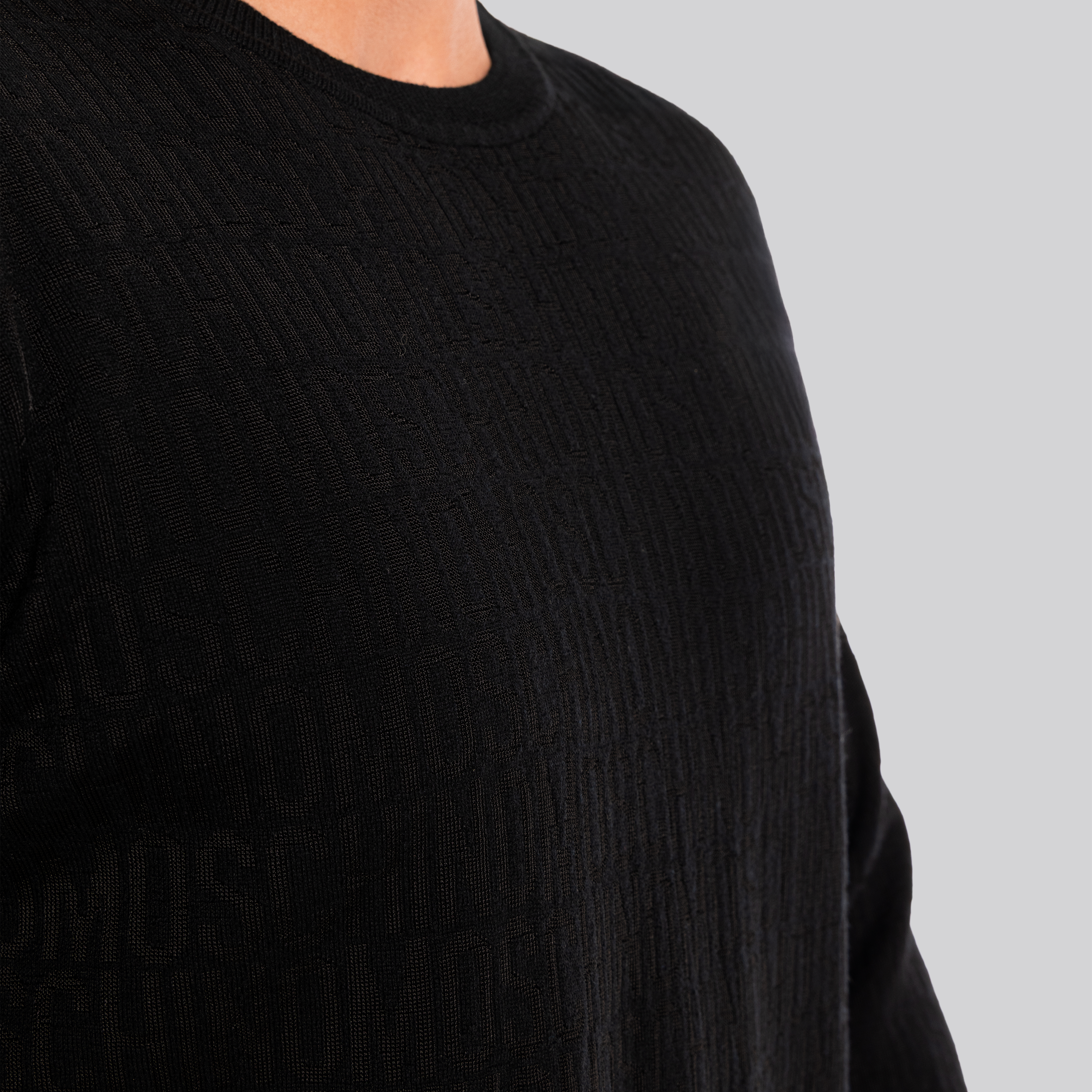 Buzo Negro Moschino Monogram