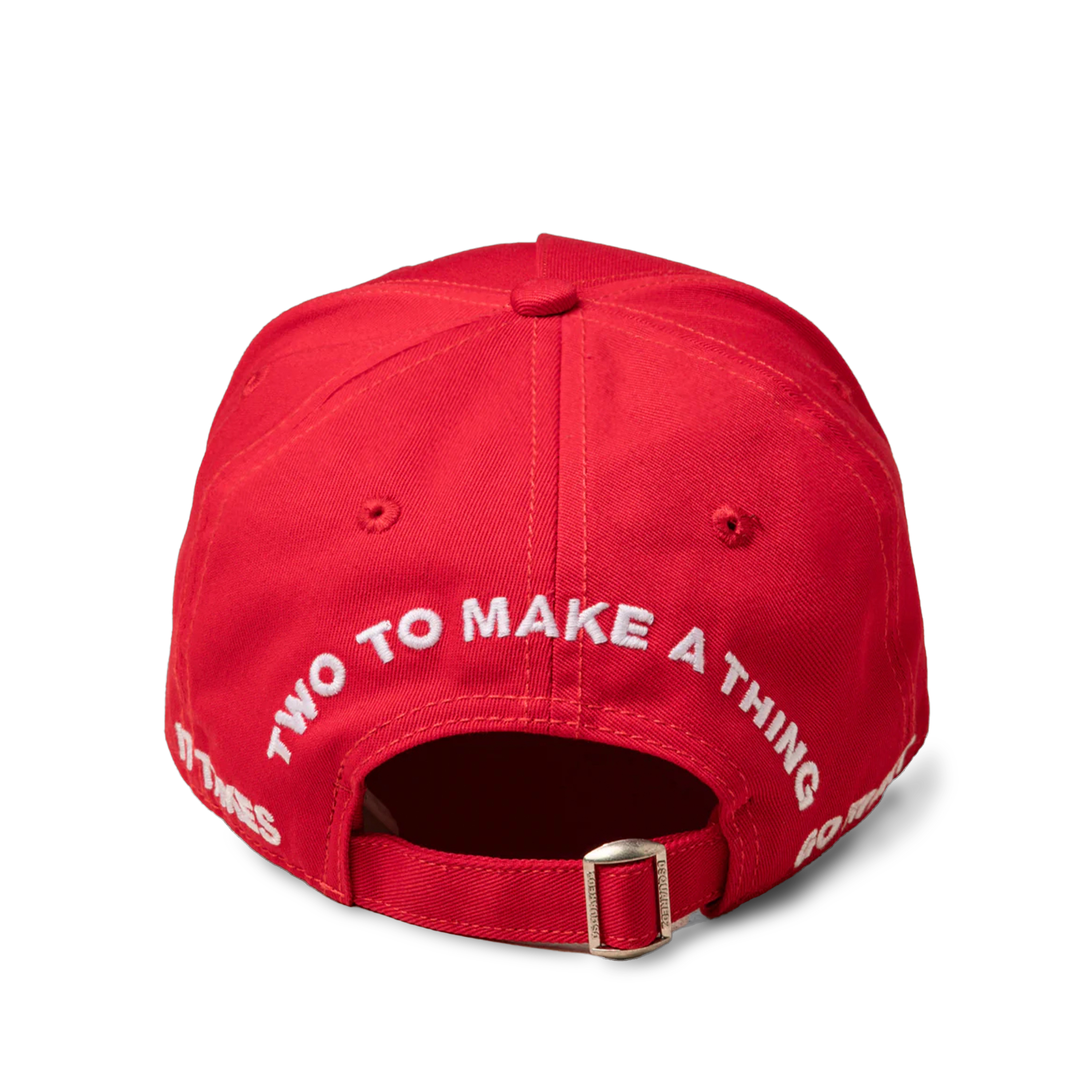Gorra Roja Dsquared2 Doble D2