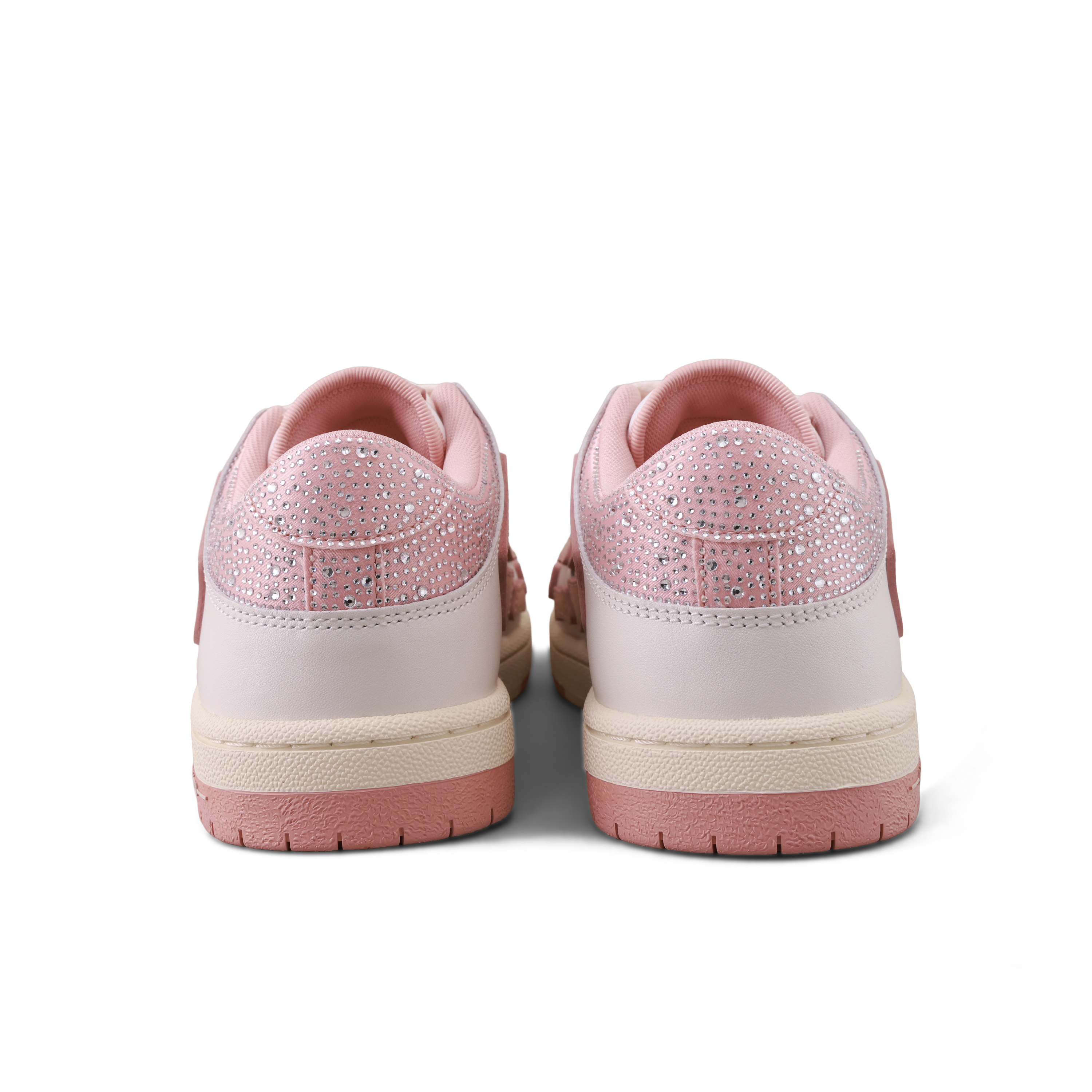 Sneakers Rosados AMIRI Crystal Satin Skel Top Low