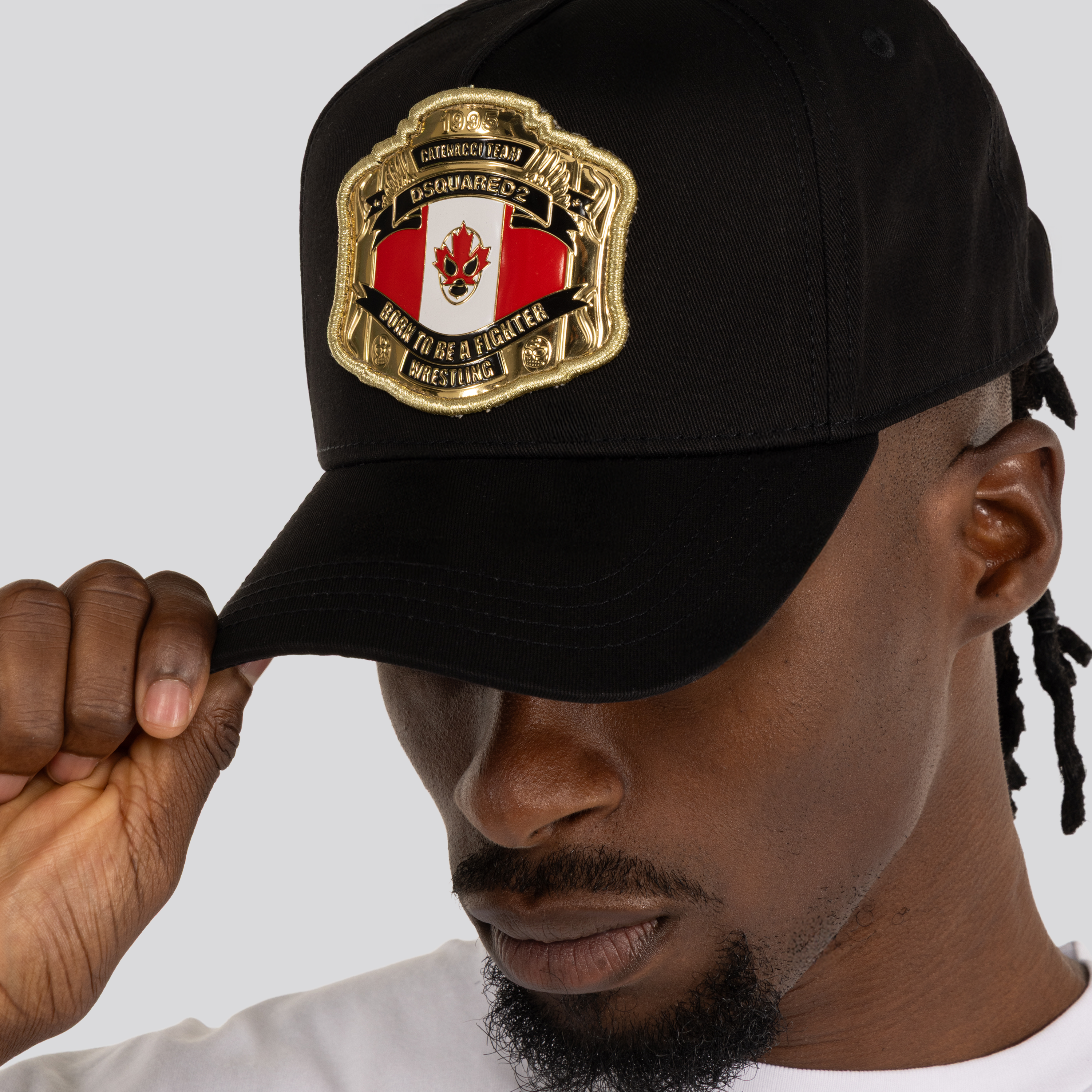 Gorra Negra Dsquared2 Plaque