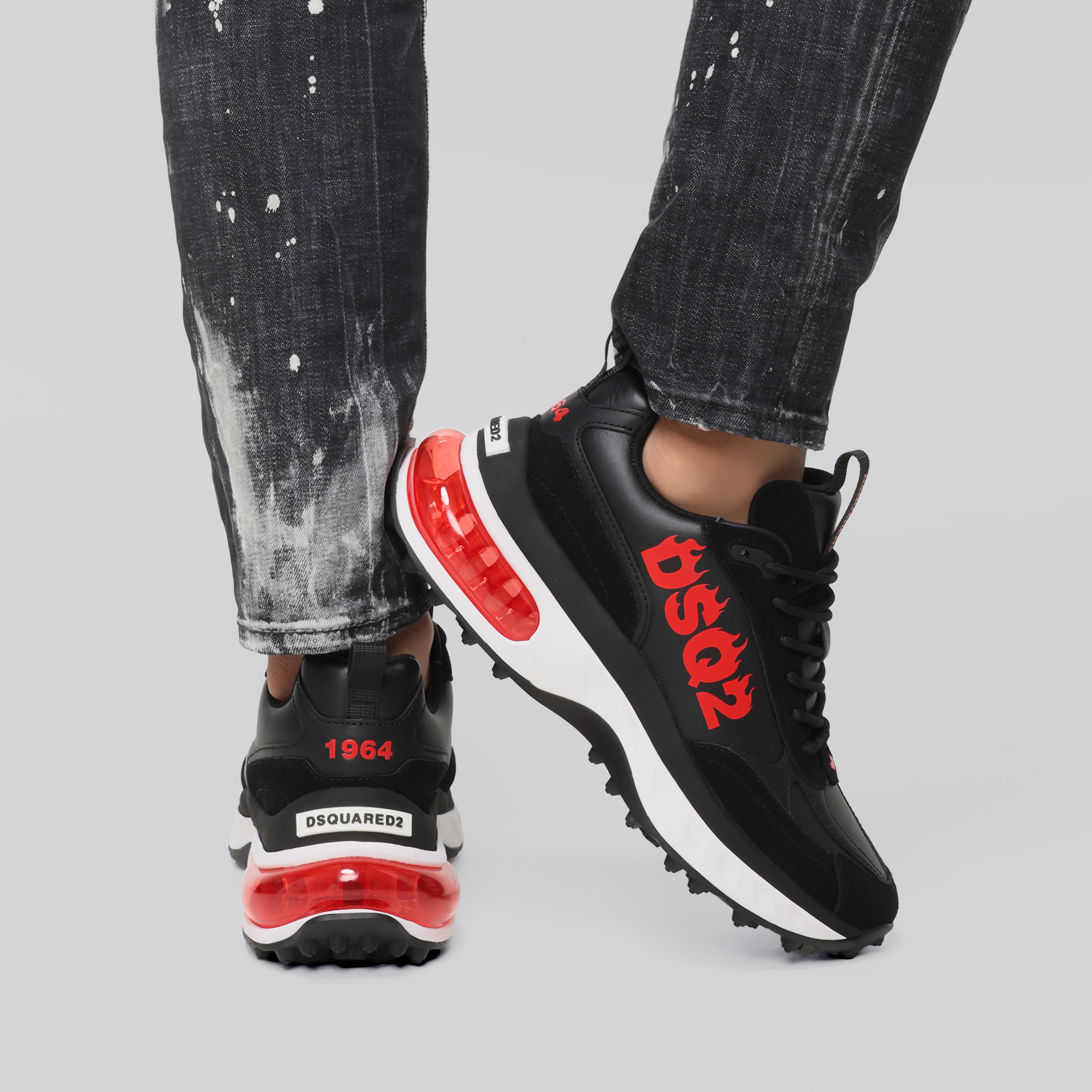 Sneakers Negros Dsquared2 Bubble