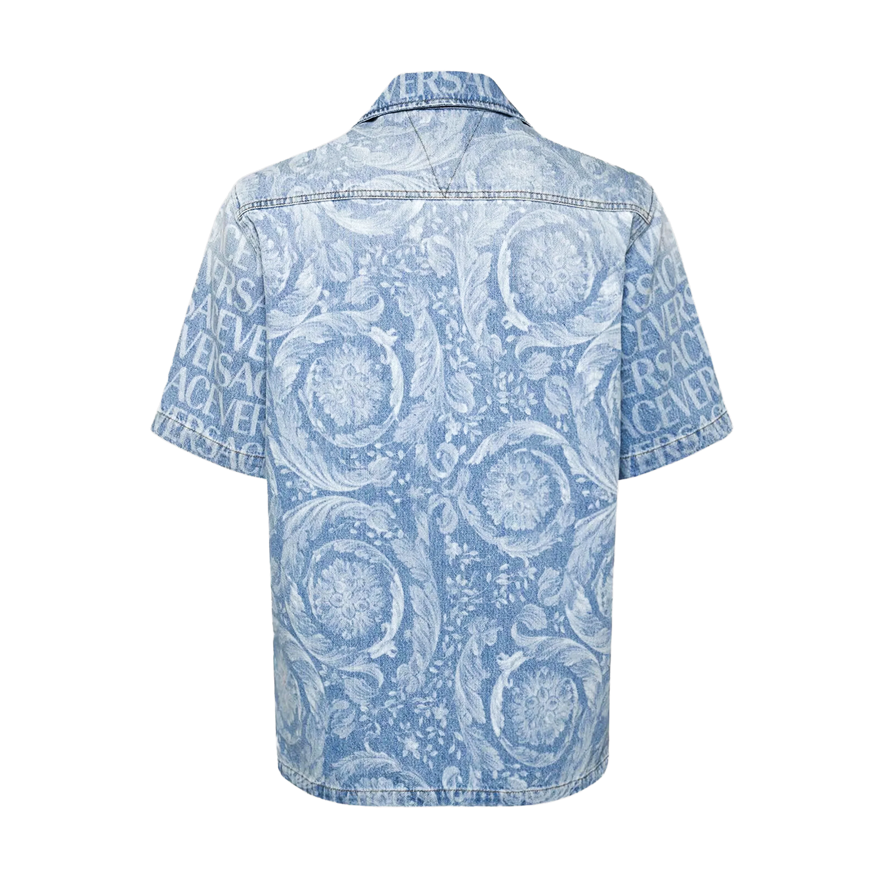 Camisa Celeste Versace Monogram