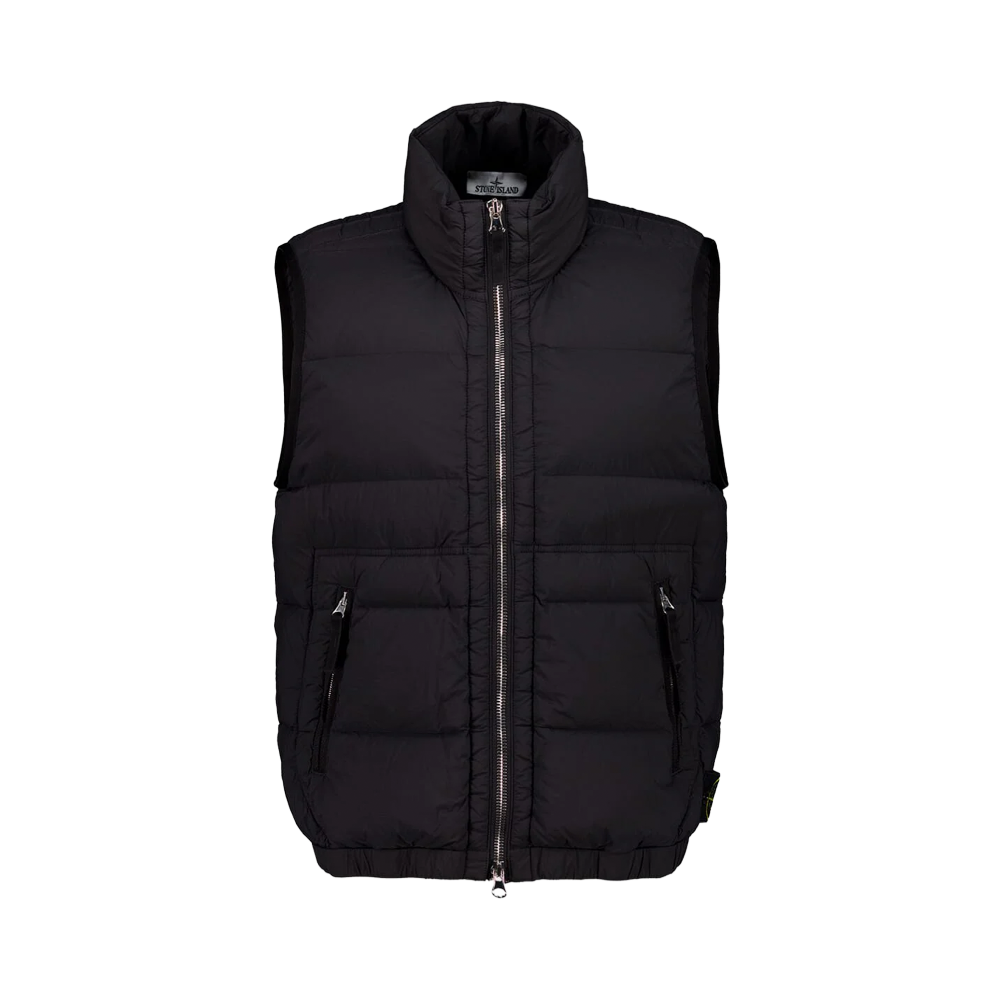 Chaleco Negro Stone Island Piuma