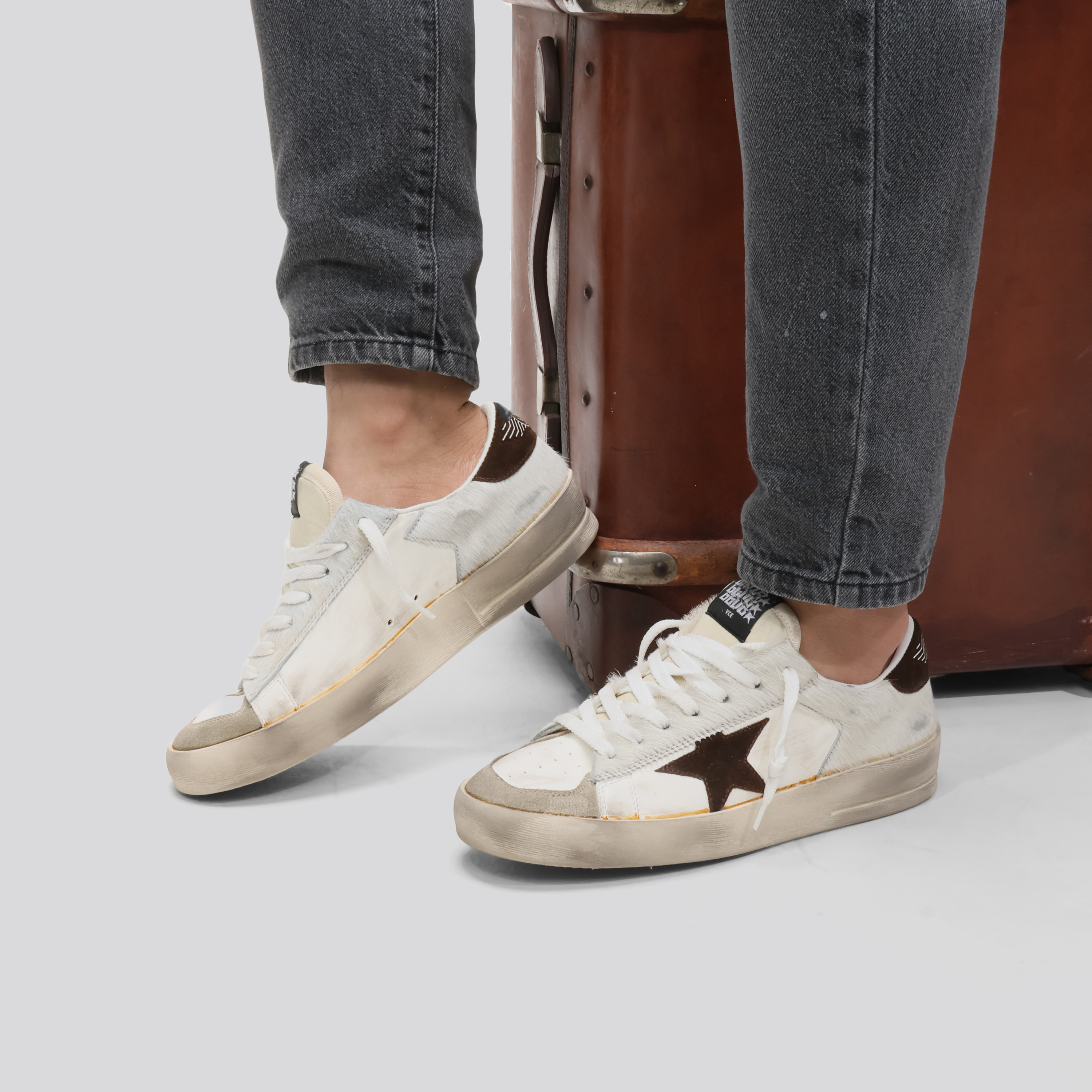 Sneakers Blancos Golden Goose Stardan Nappa Horsy