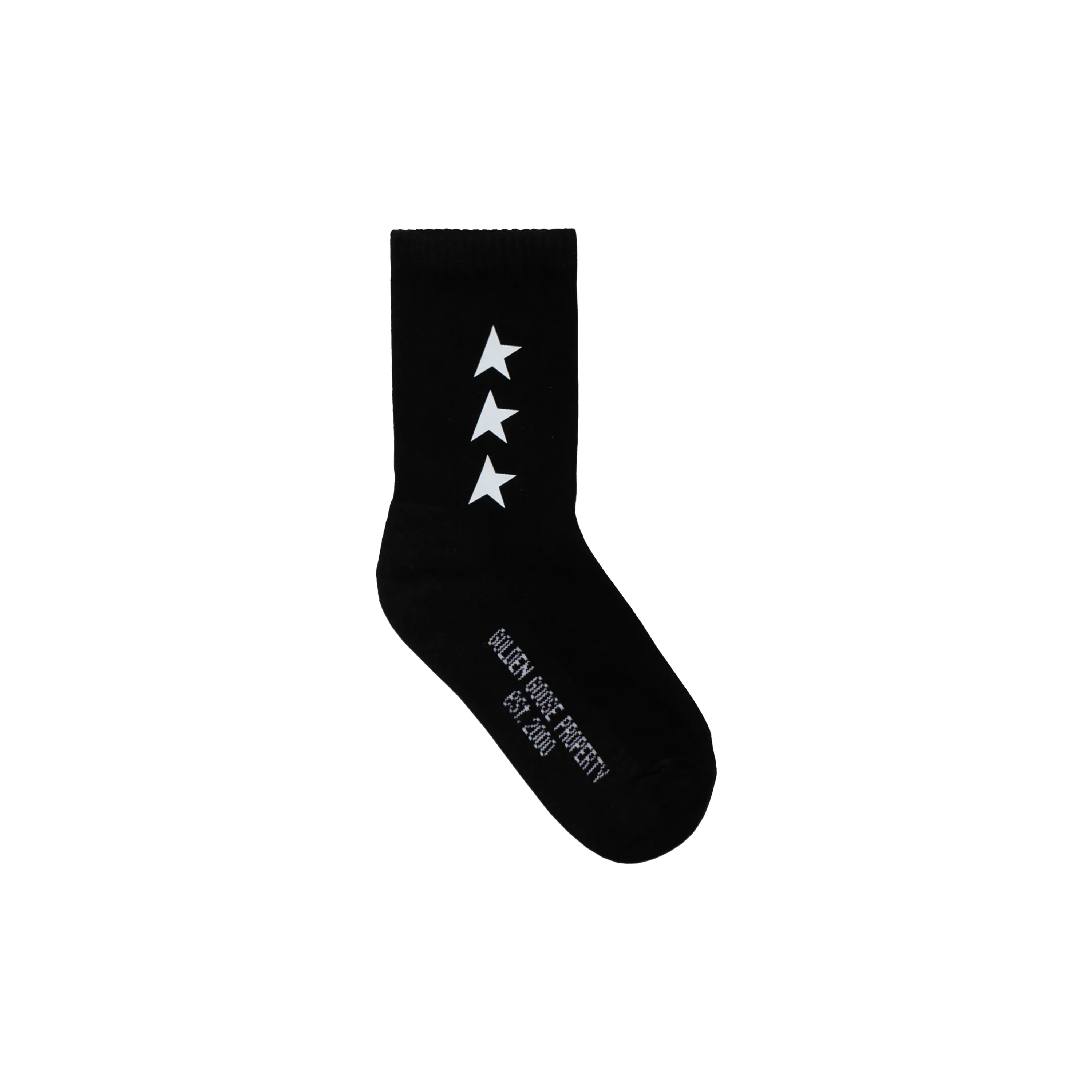 Medias Negras Golden Goose Star Poly Printed