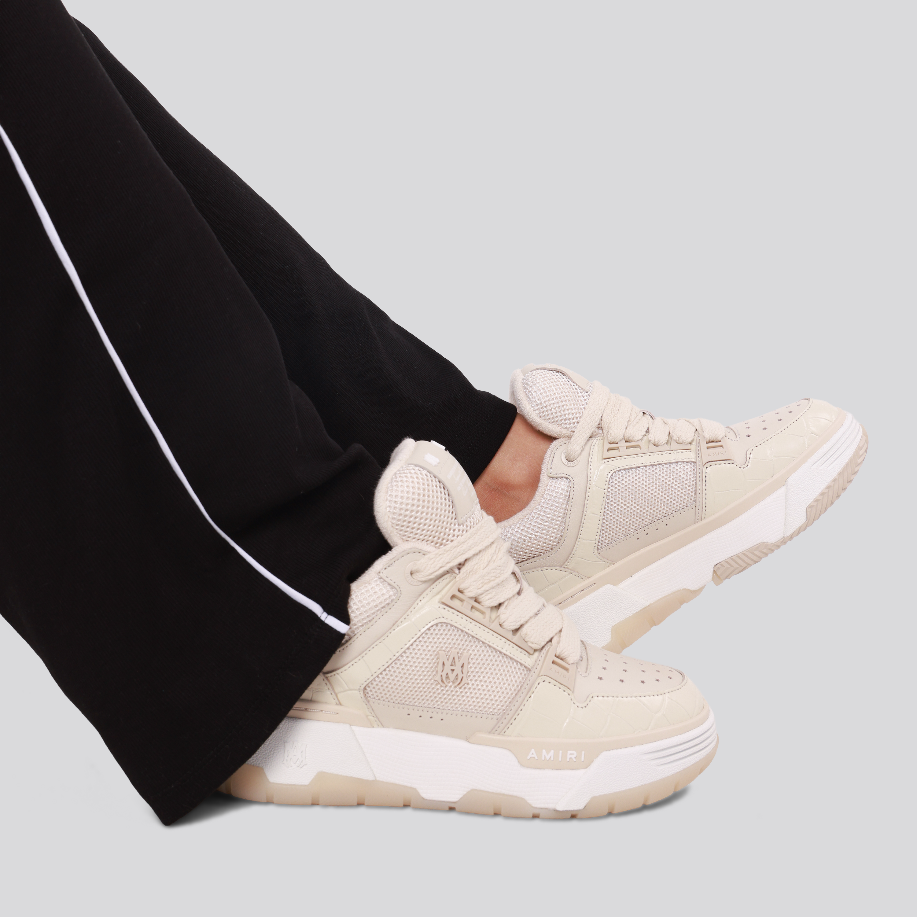 Sneakers Beige AMIRI Croc MA-1