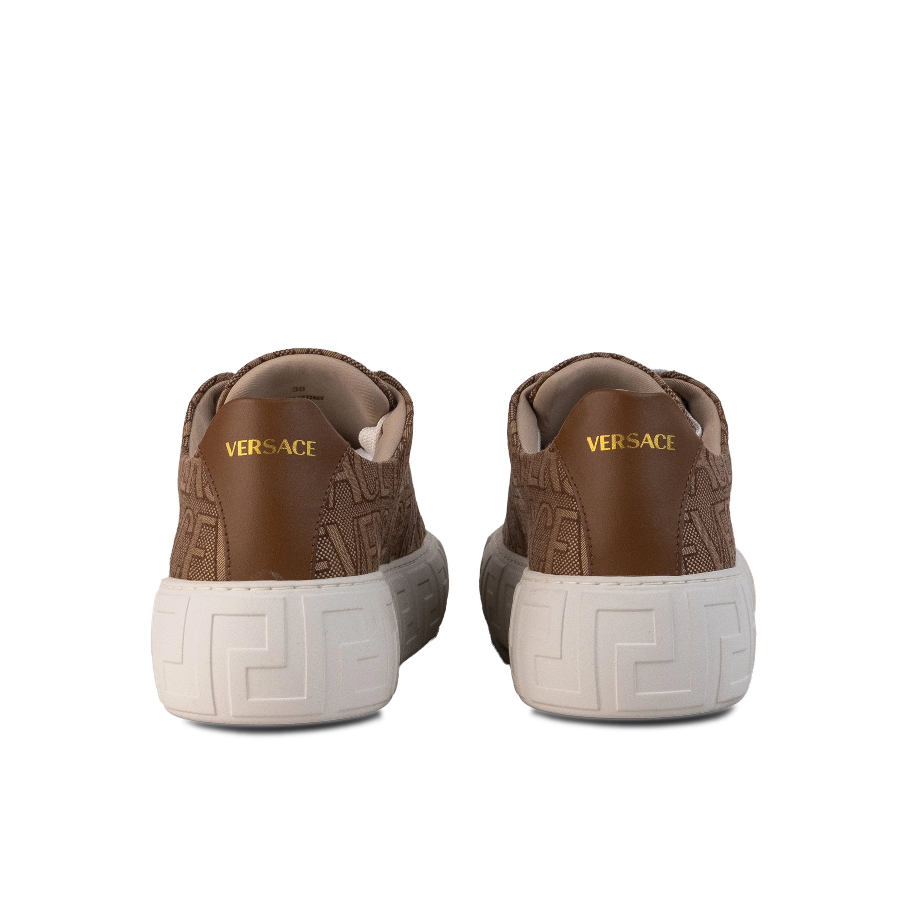 Sneakers Beige Versace Allover Greca