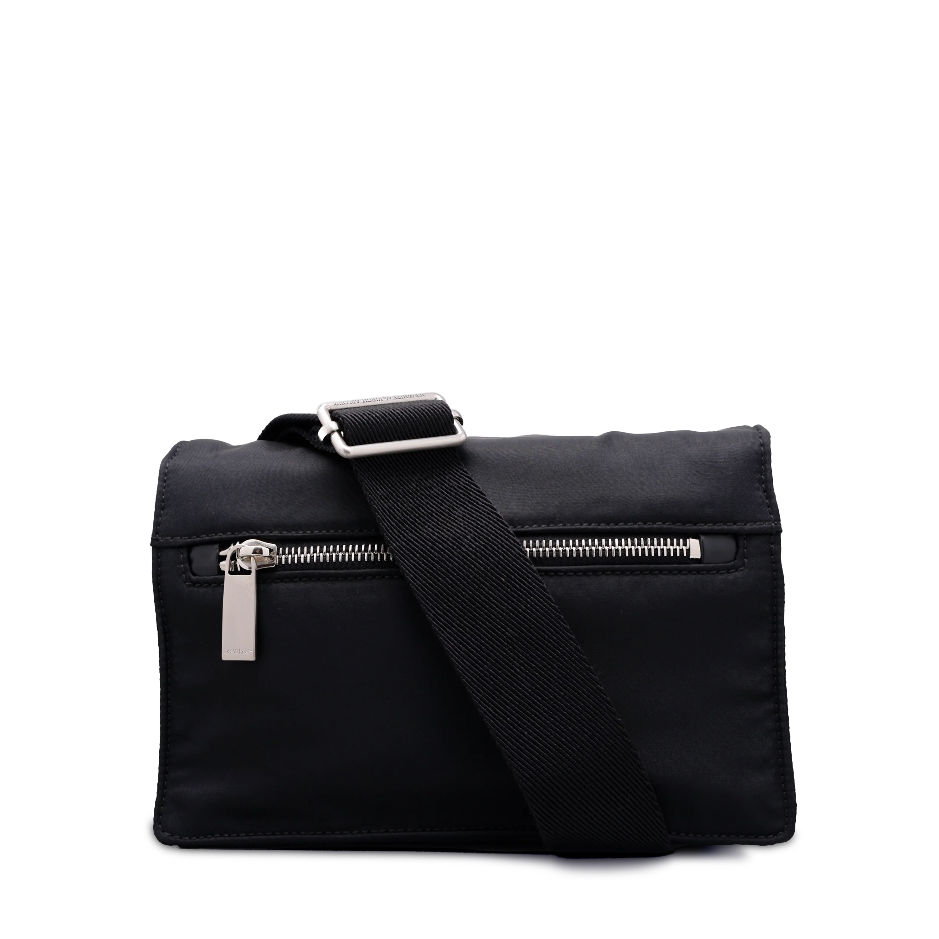 Bolso Negro Off-White Soft Jitney 1.4 Nylon