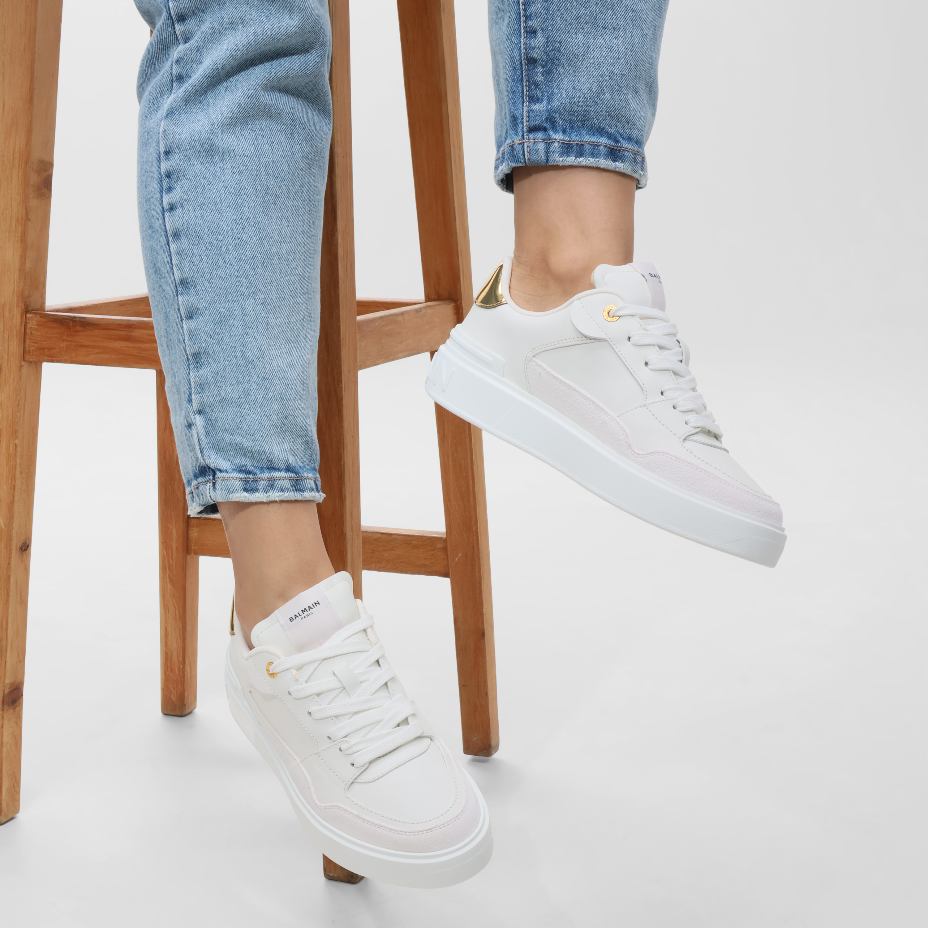 Sneakers Blancos Balmain B-Court