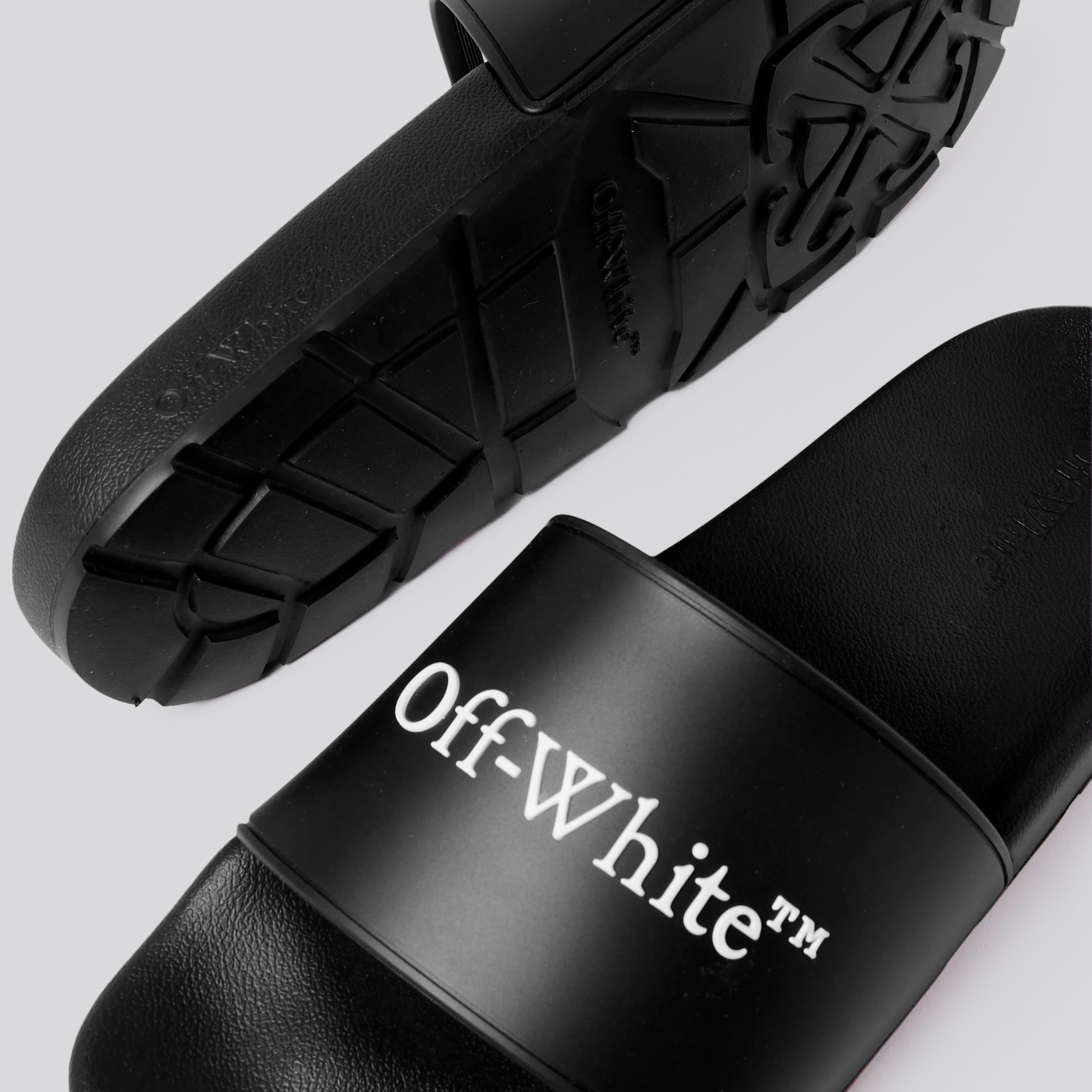 Sandalias Negras Off-White Bookish