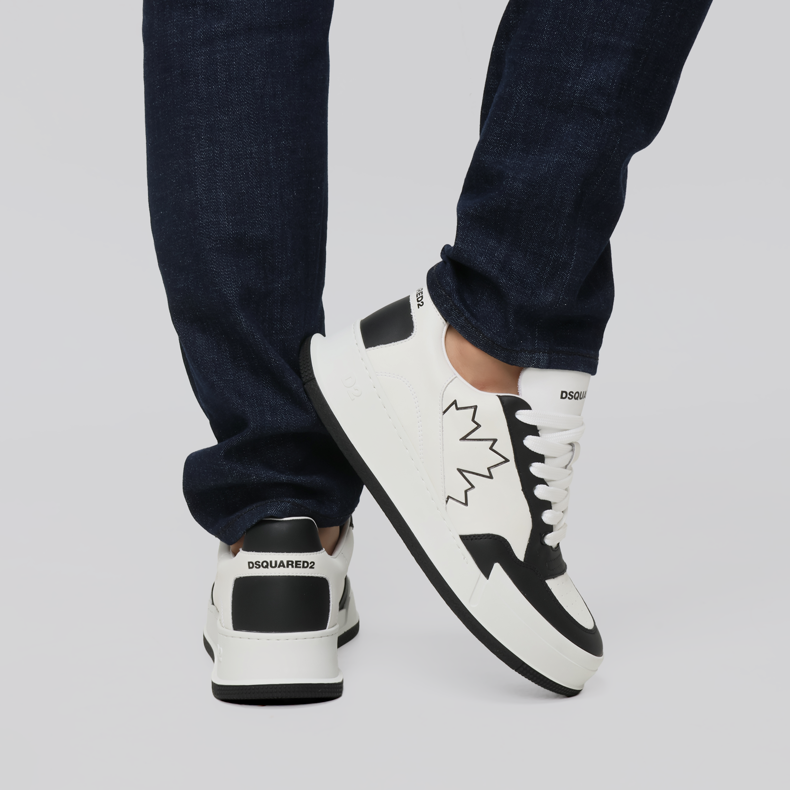 Sneakers Blancos Dsquared2 Leaf