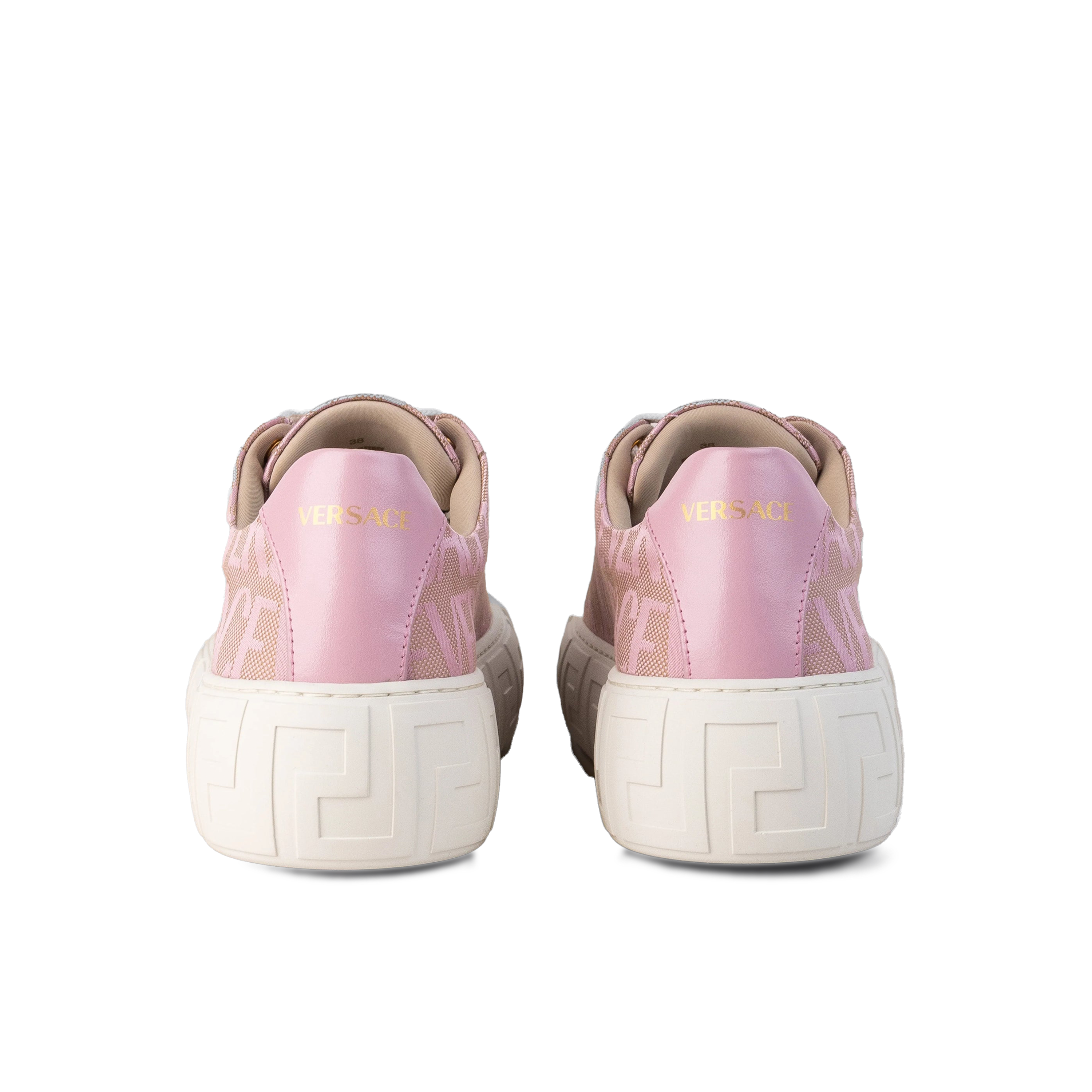 Sneakers Rosado Versace Allover Greca