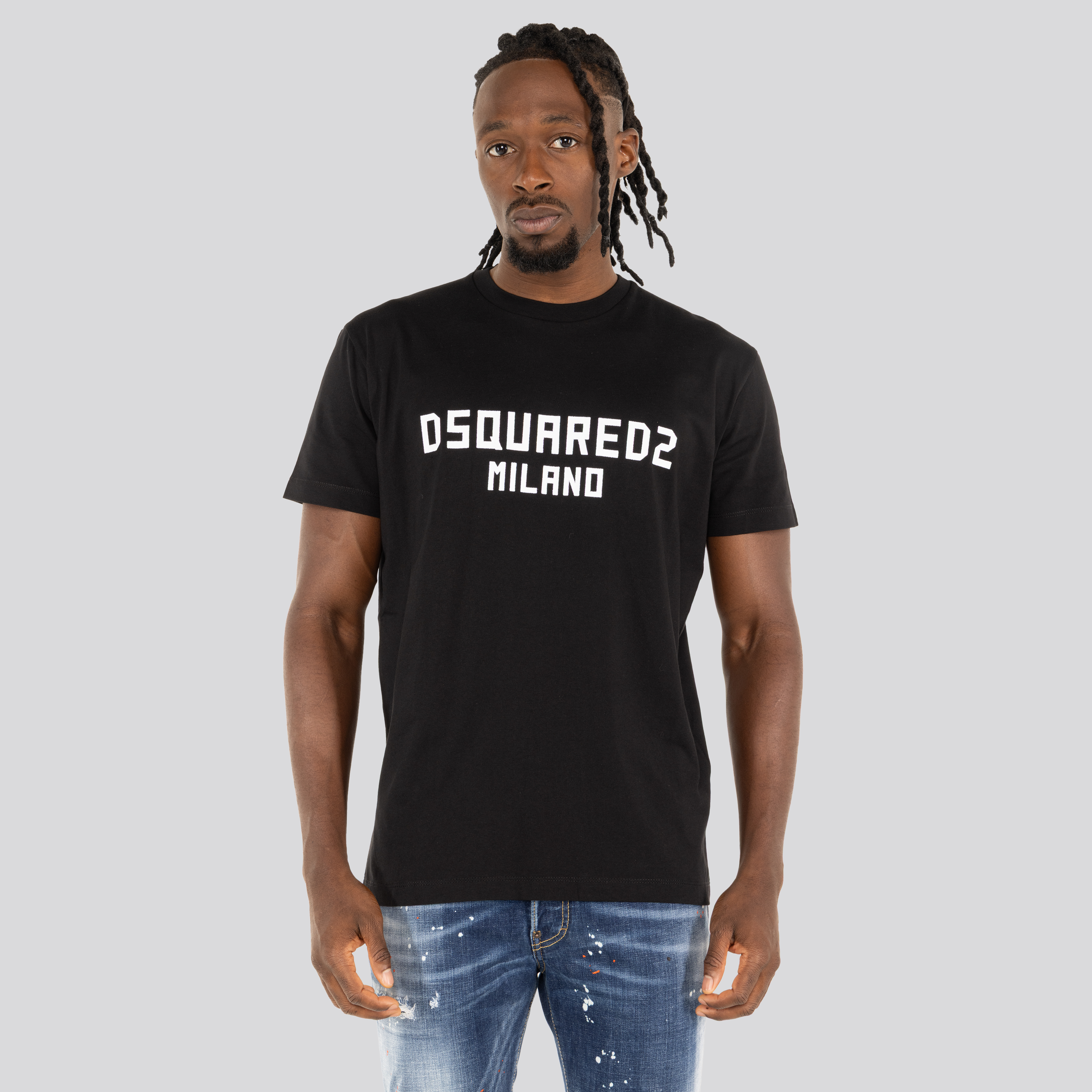 Camiseta Negra Dsquared2 Milano Logo