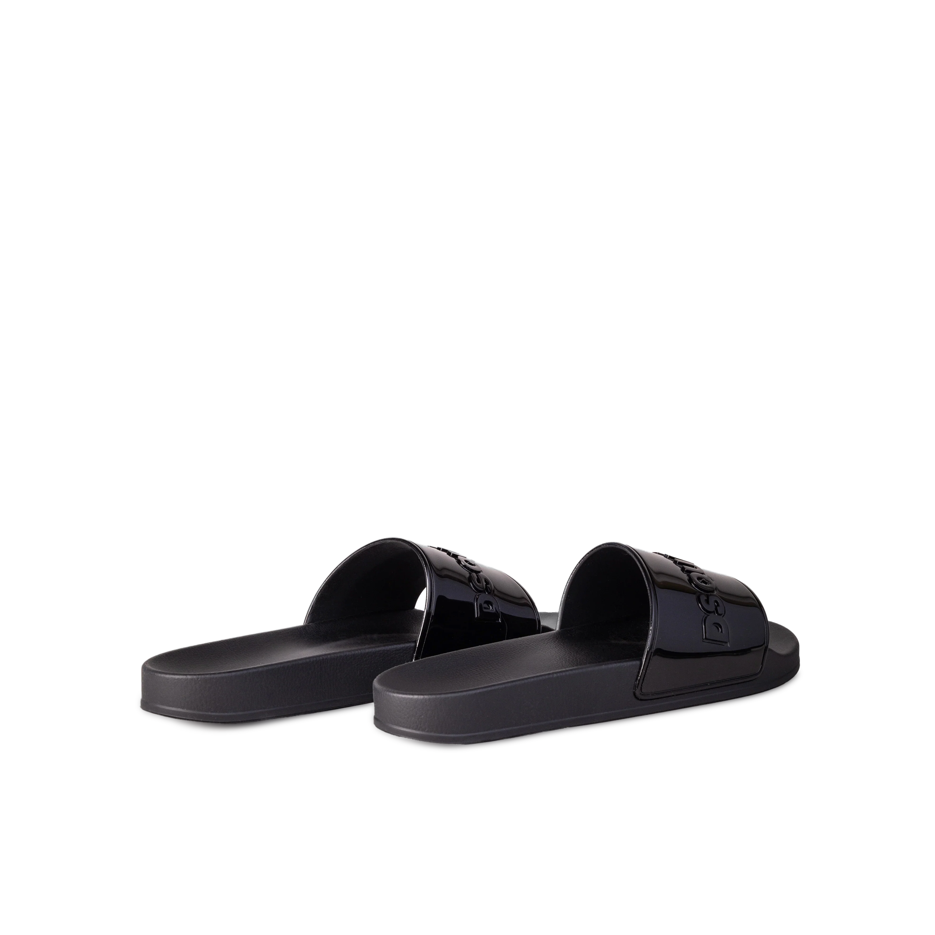 Sandalias Negras Negro Dsquared2 Logo W