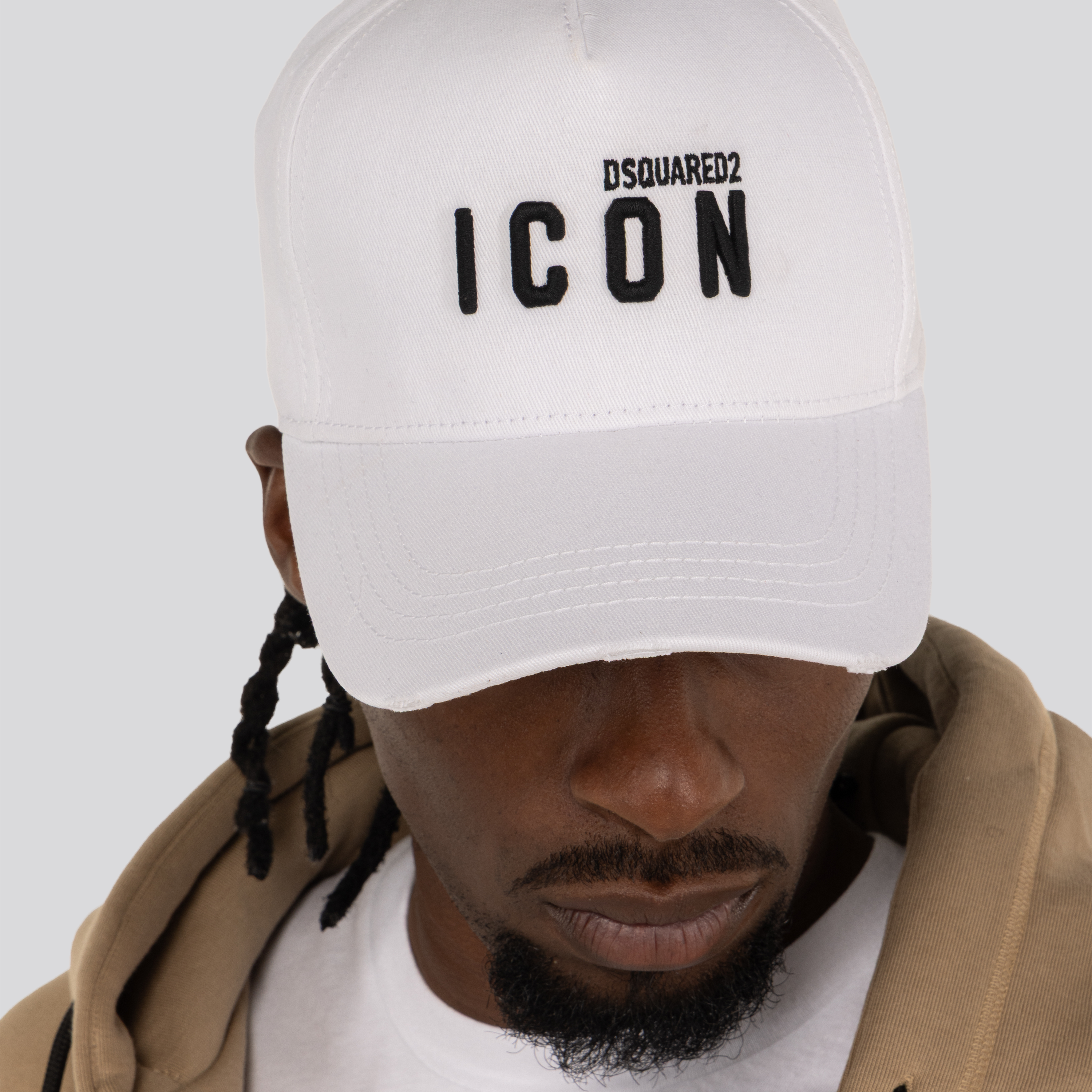 Gorra Blanca Dsquared2 Icon Logo