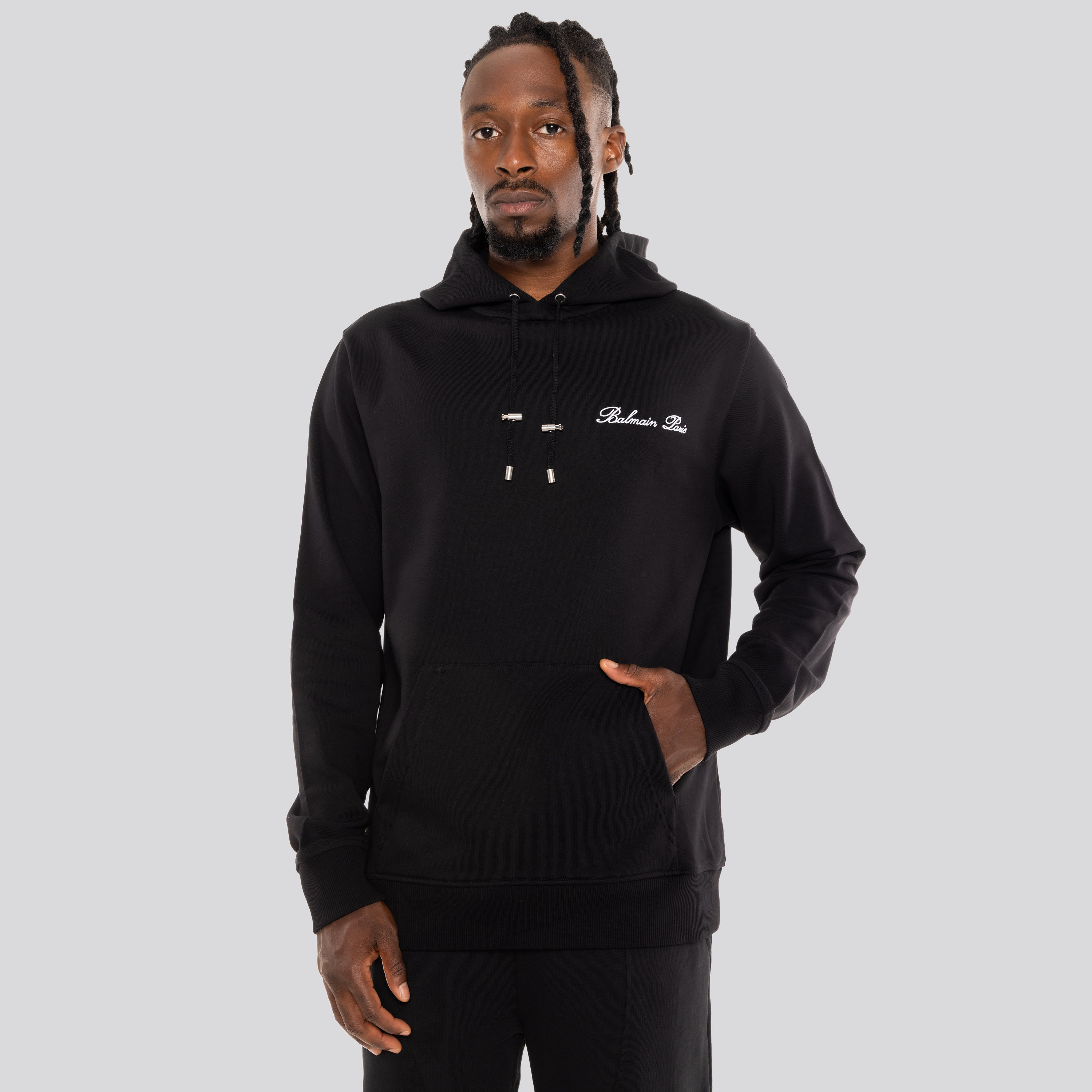 Buzo Negro Balmain Signature