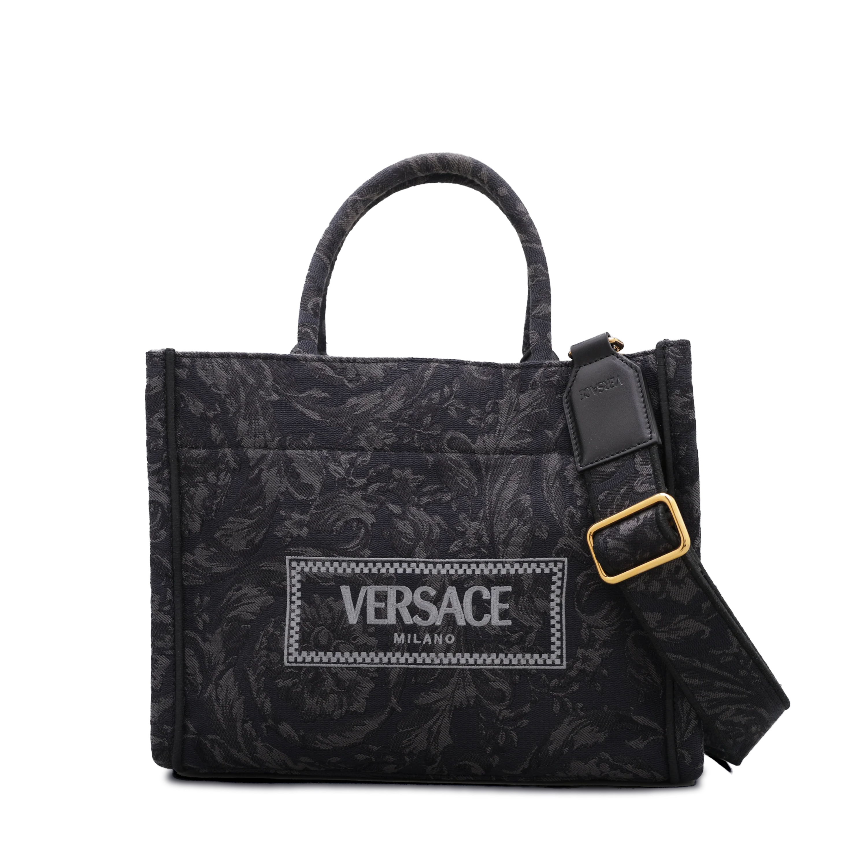Cartera Negro Versace Athena Barocco