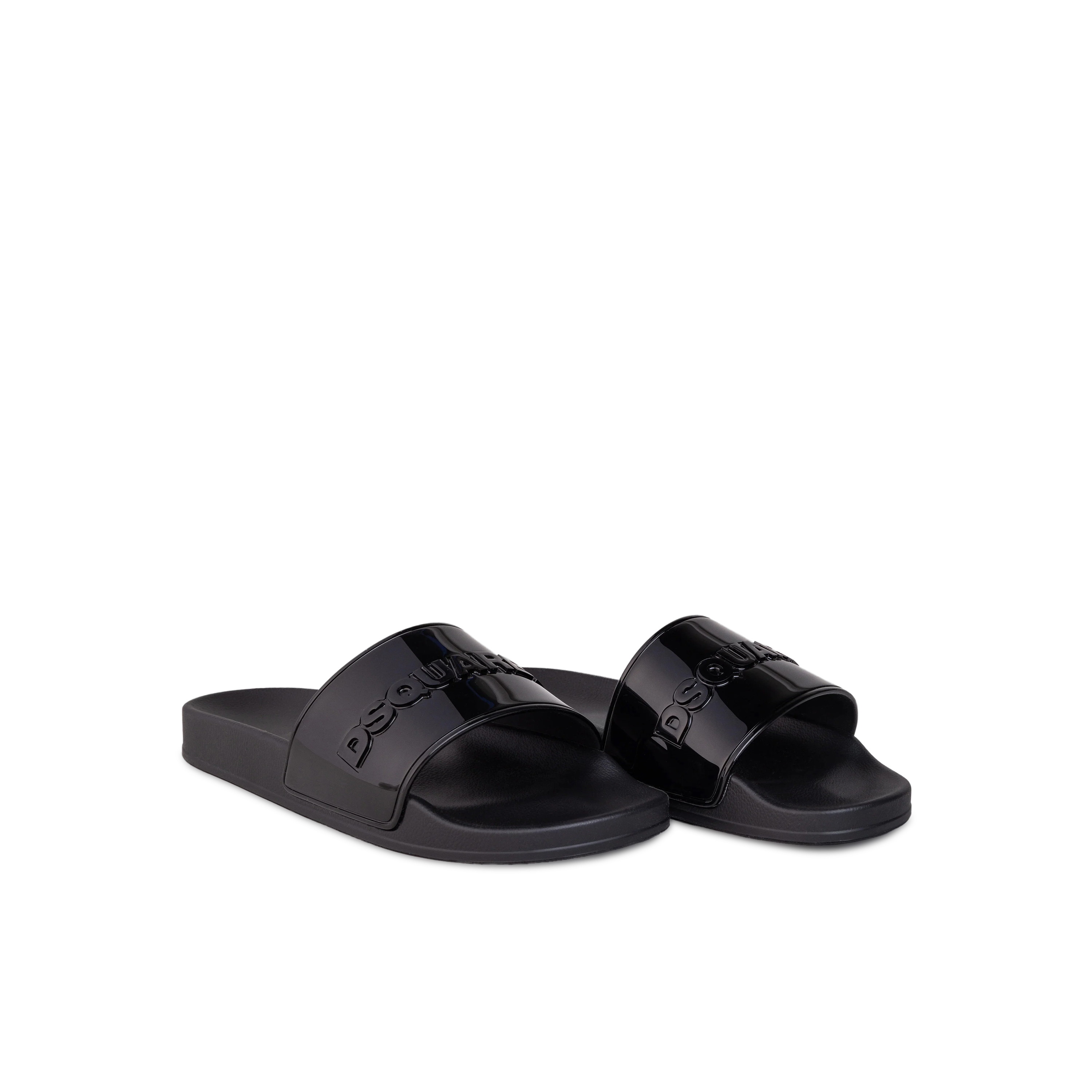Sandalias Negras Negro Dsquared2 Logo W