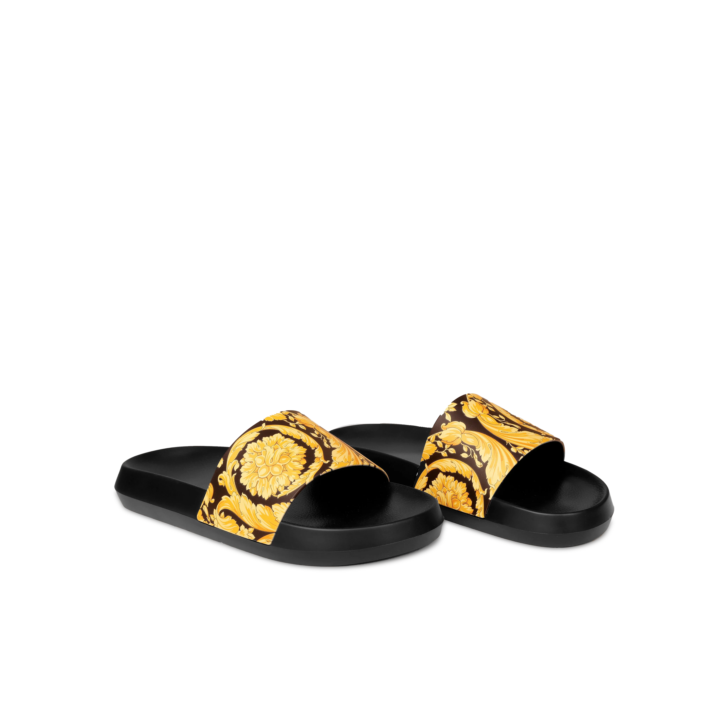 Sandalias Negras Versace Baroque