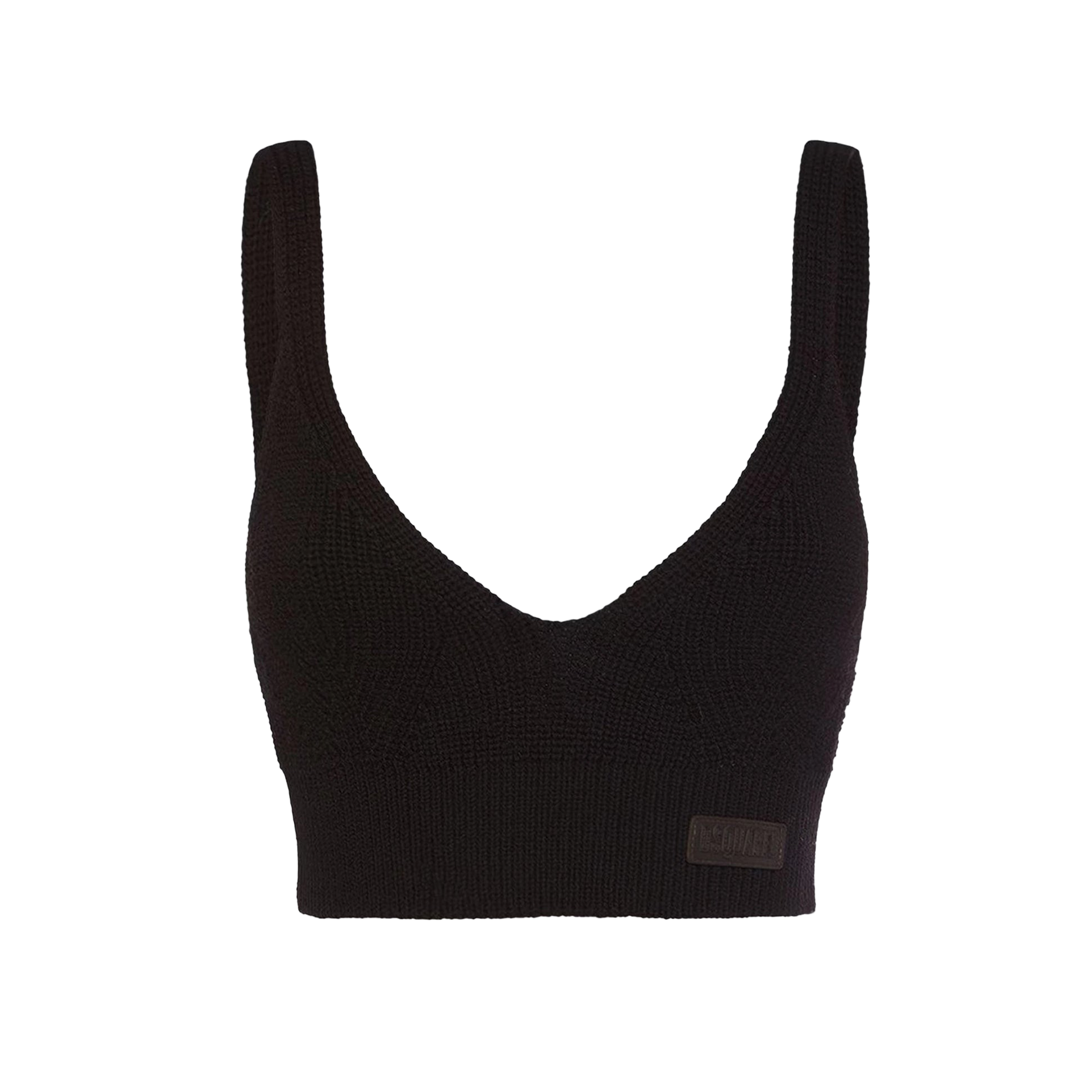 Top Negro Dsquared2 Tag Logo