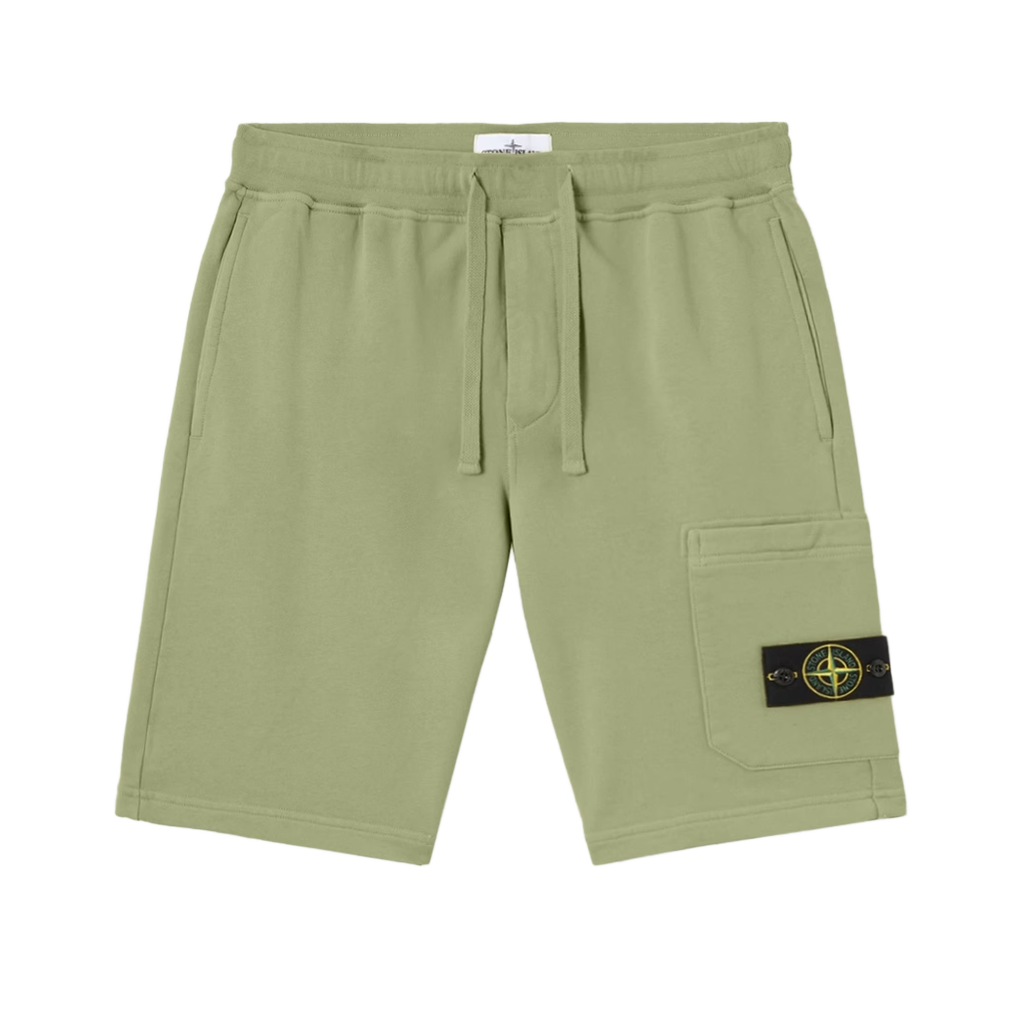 Short Verde Stone Stone Island Tag