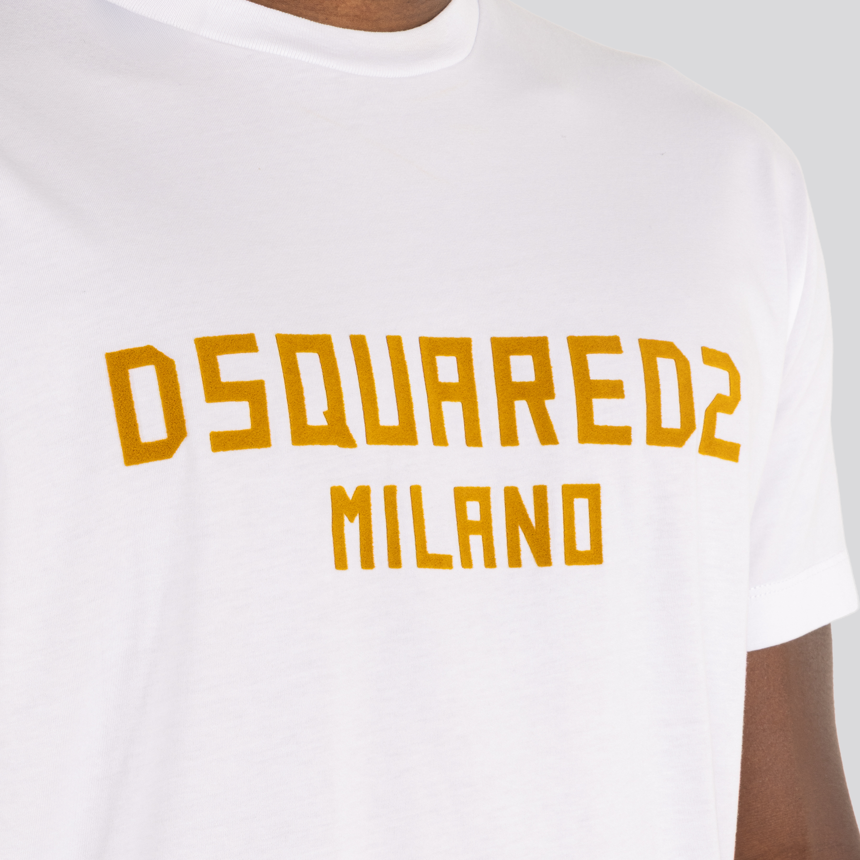 Camiseta Blanca Dsquared2 Milano Logo