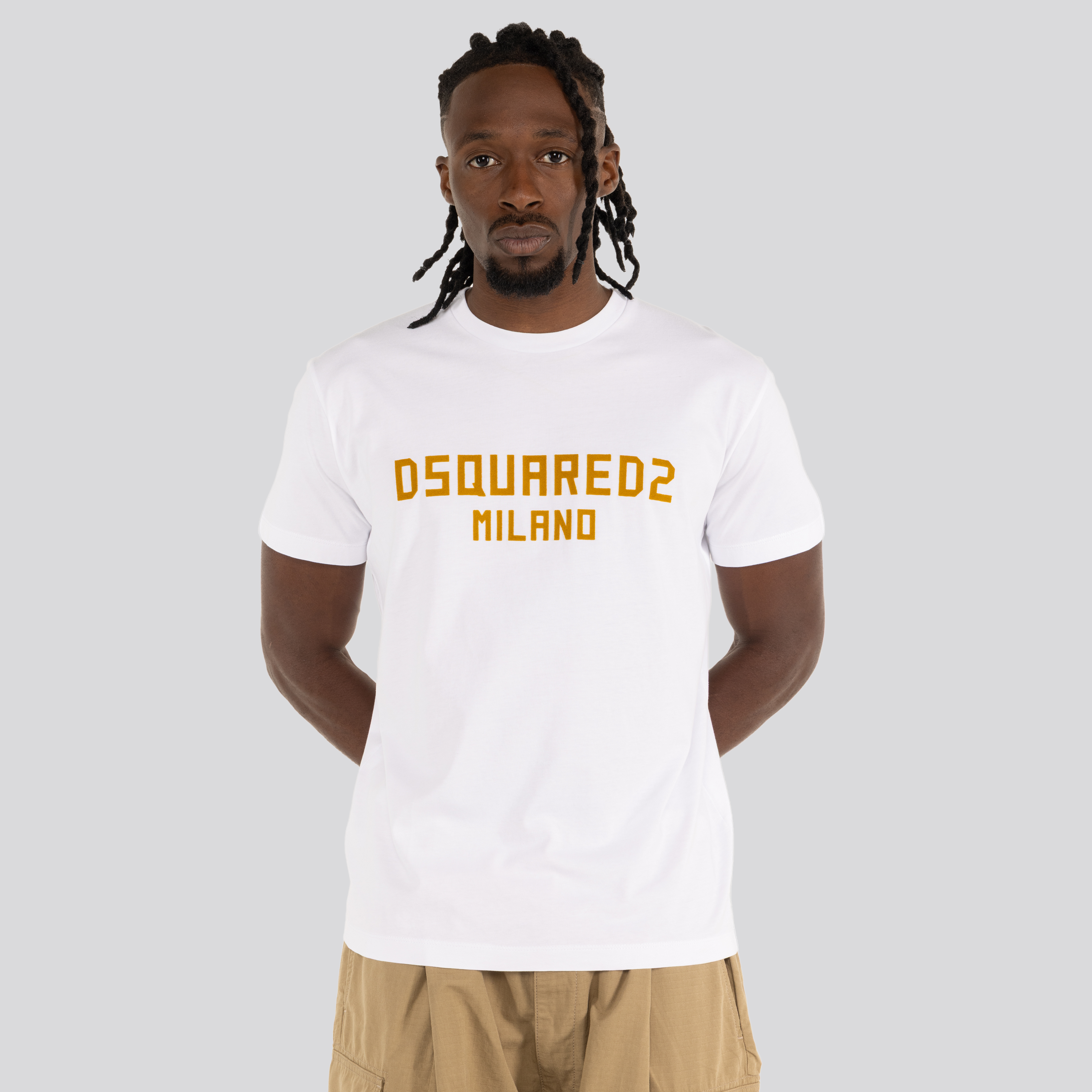 Camiseta Blanca Dsquared2 Milano Logo