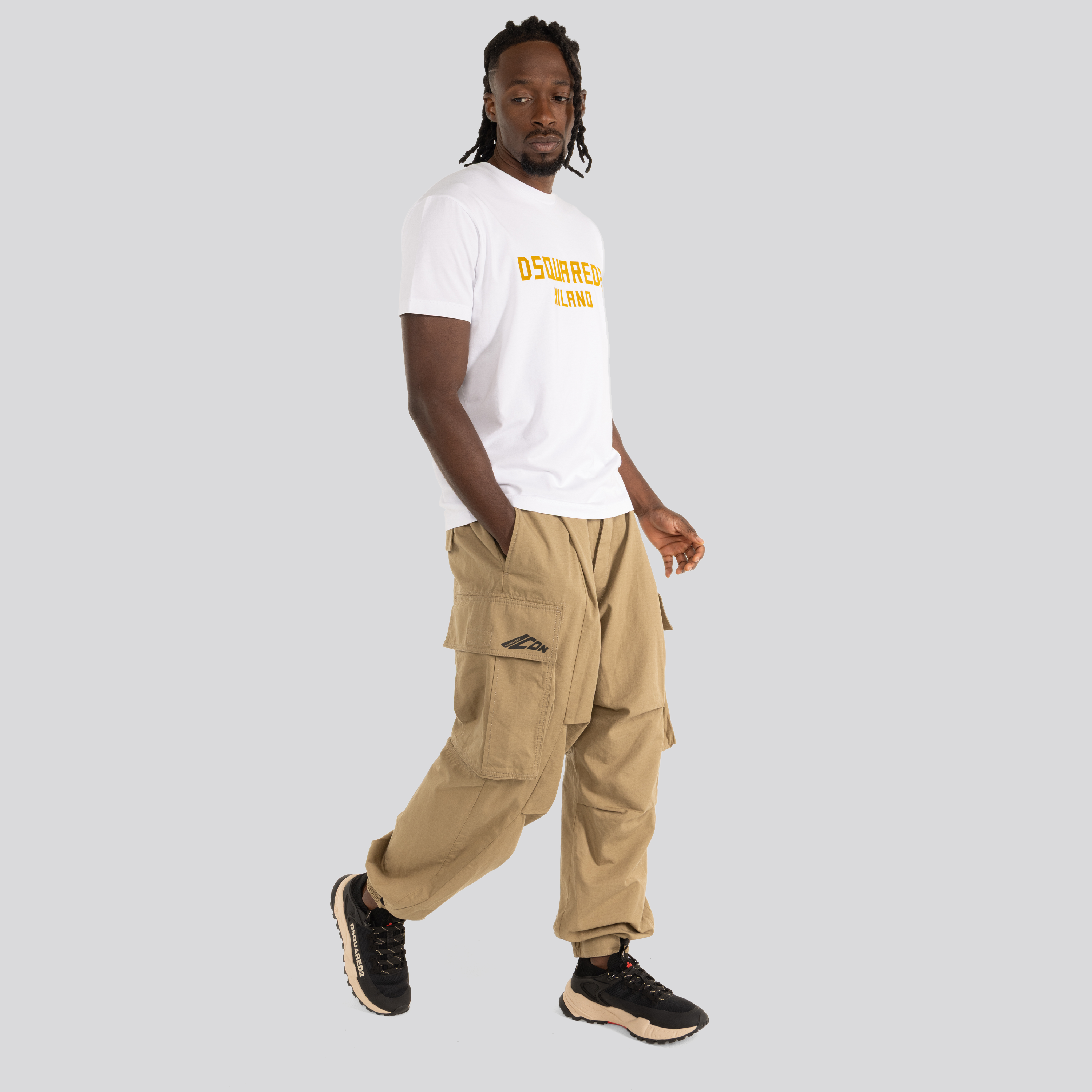 Camiseta Blanca Dsquared2 Milano Logo