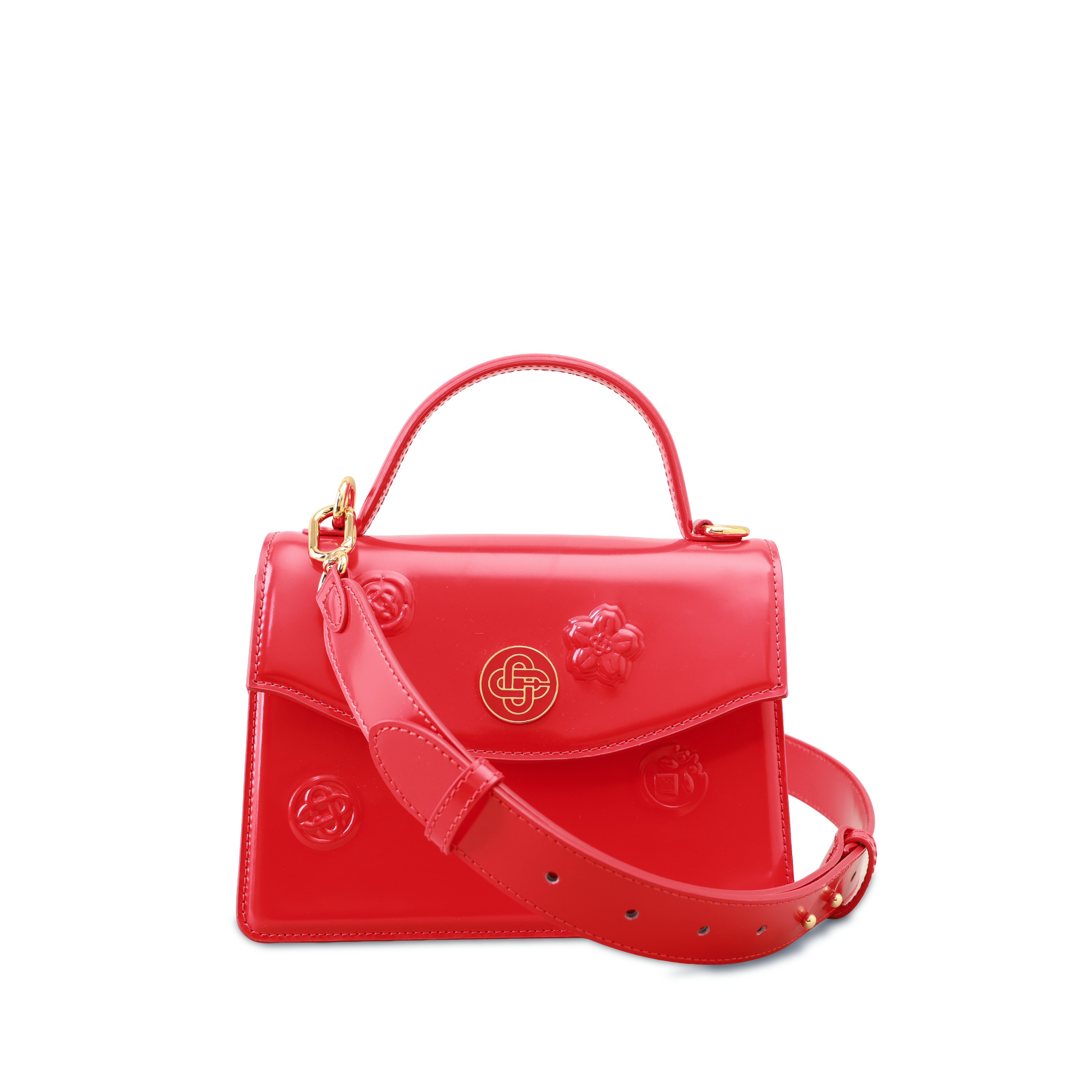 Cartera Roja Casablanca New Jeanne Emblems