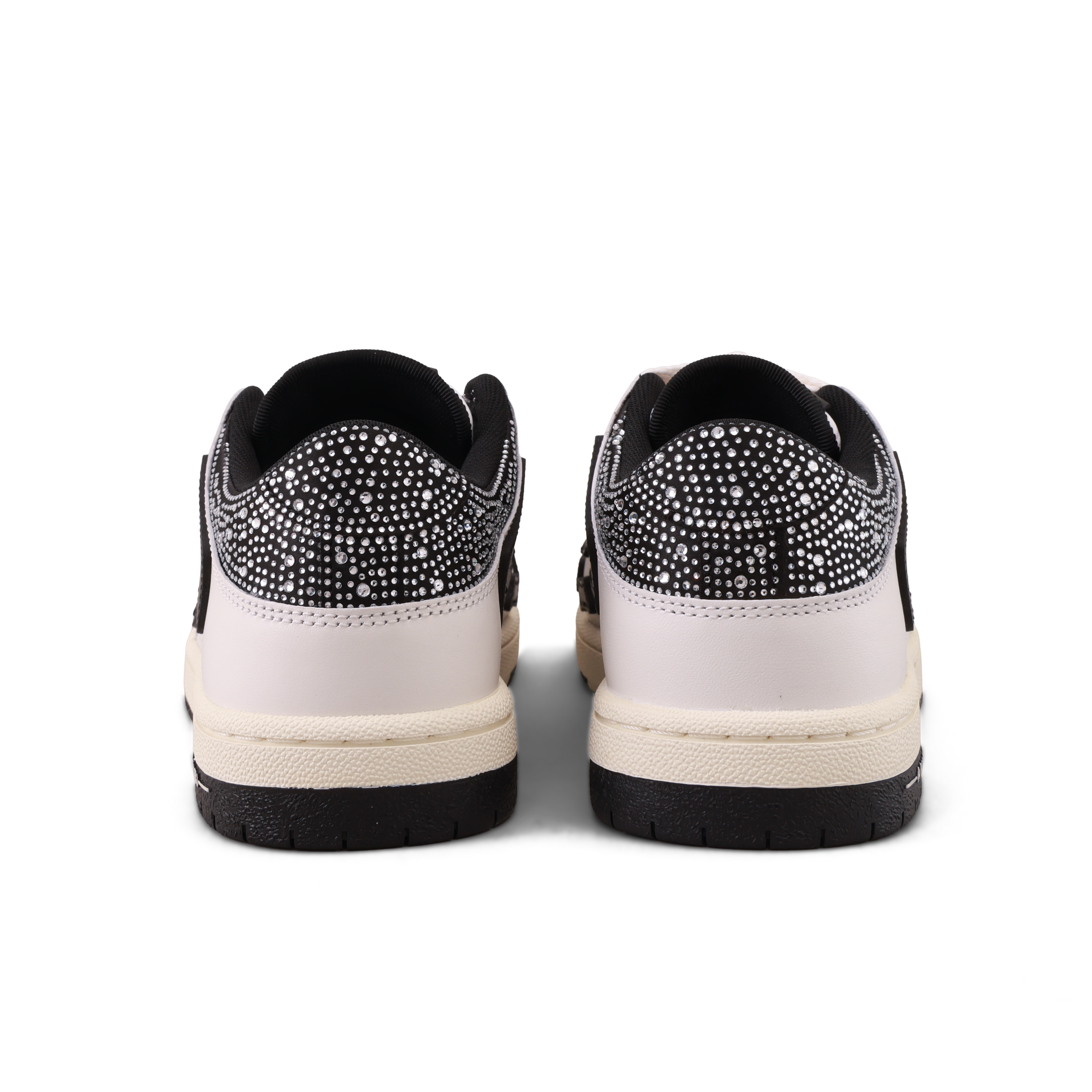 Sneakers Negros AMIRI Crystal Satin Skel Top Low