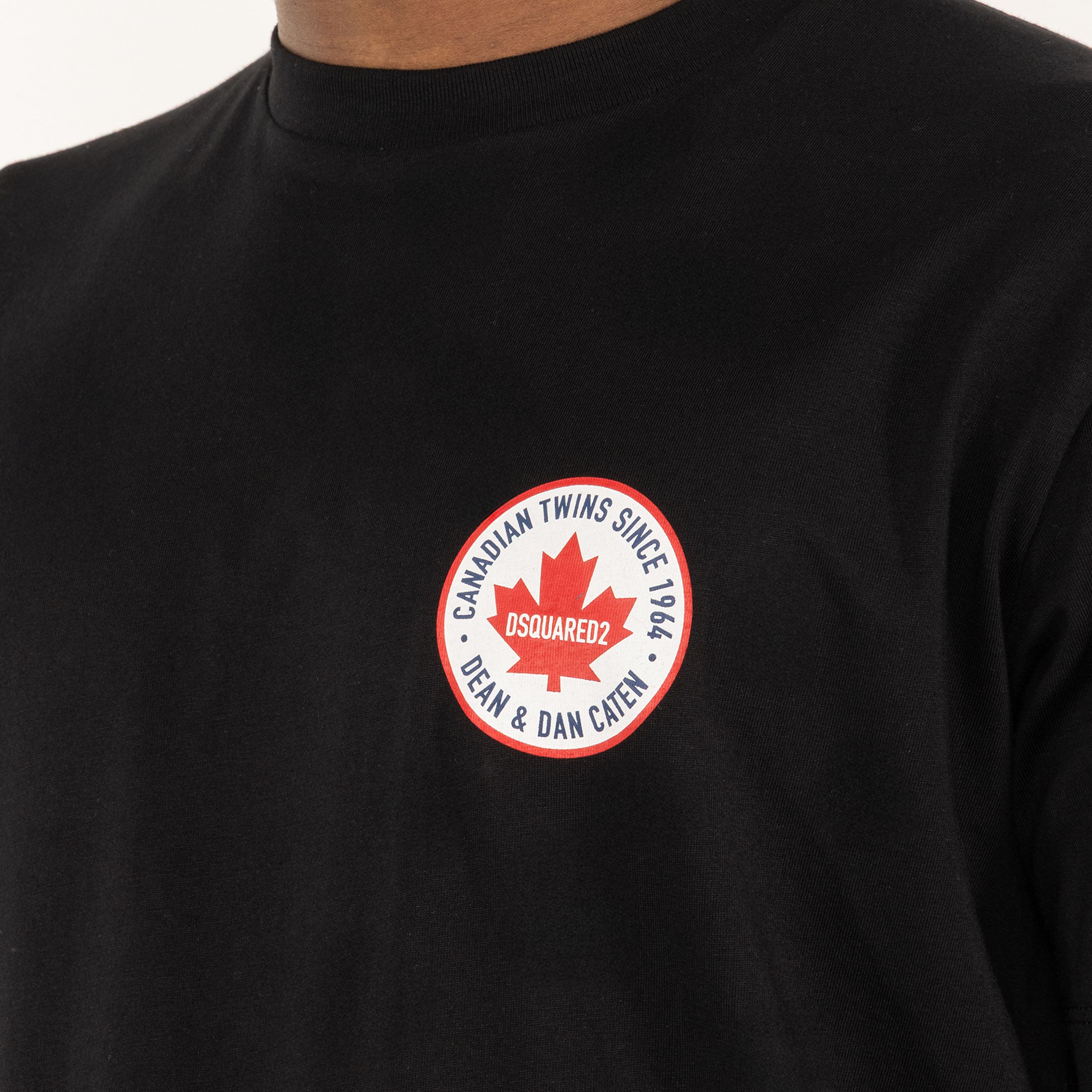 Camiseta Negra Dsquared2 Canadian Twins