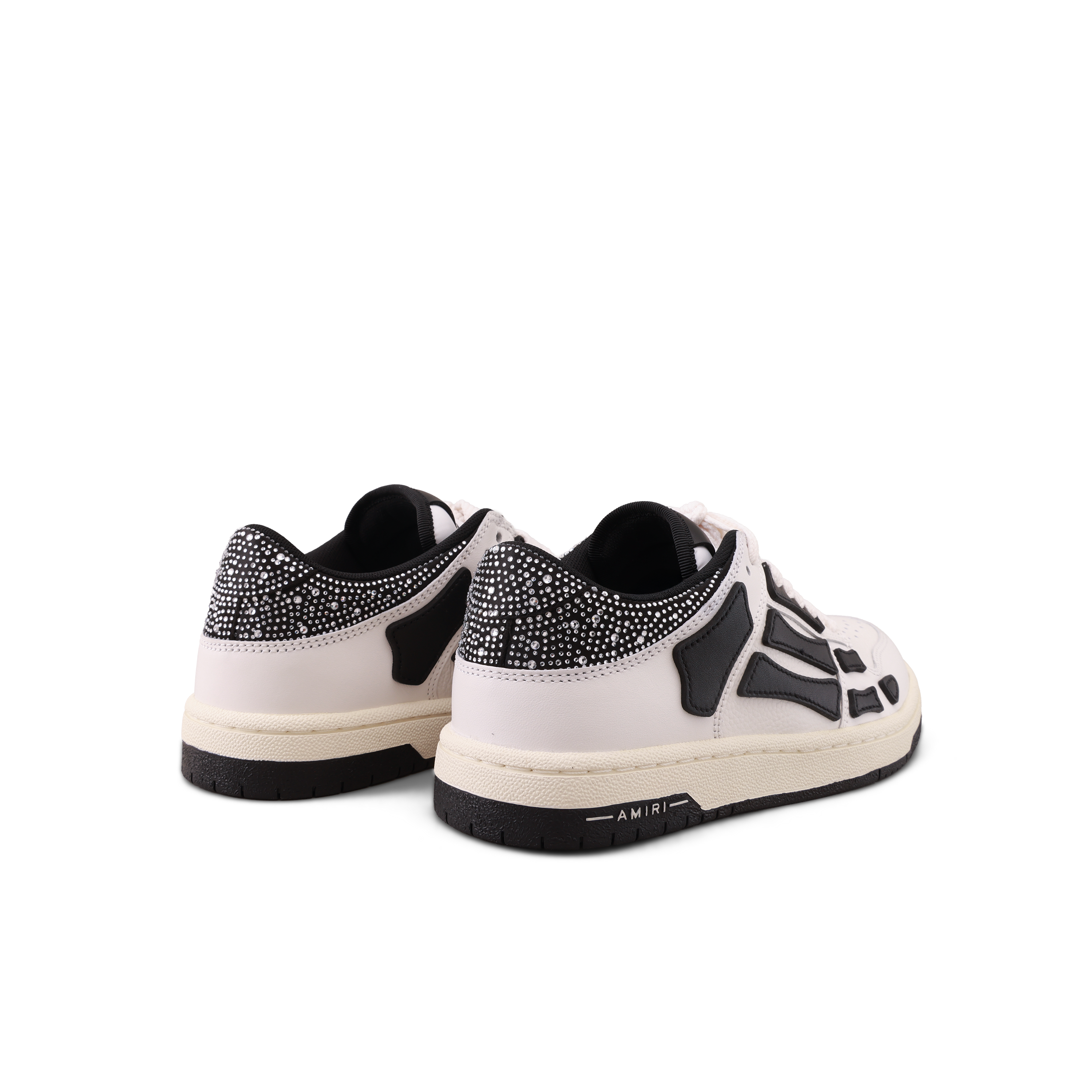 Sneakers Negros AMIRI Crystal Satin Skel Top Low