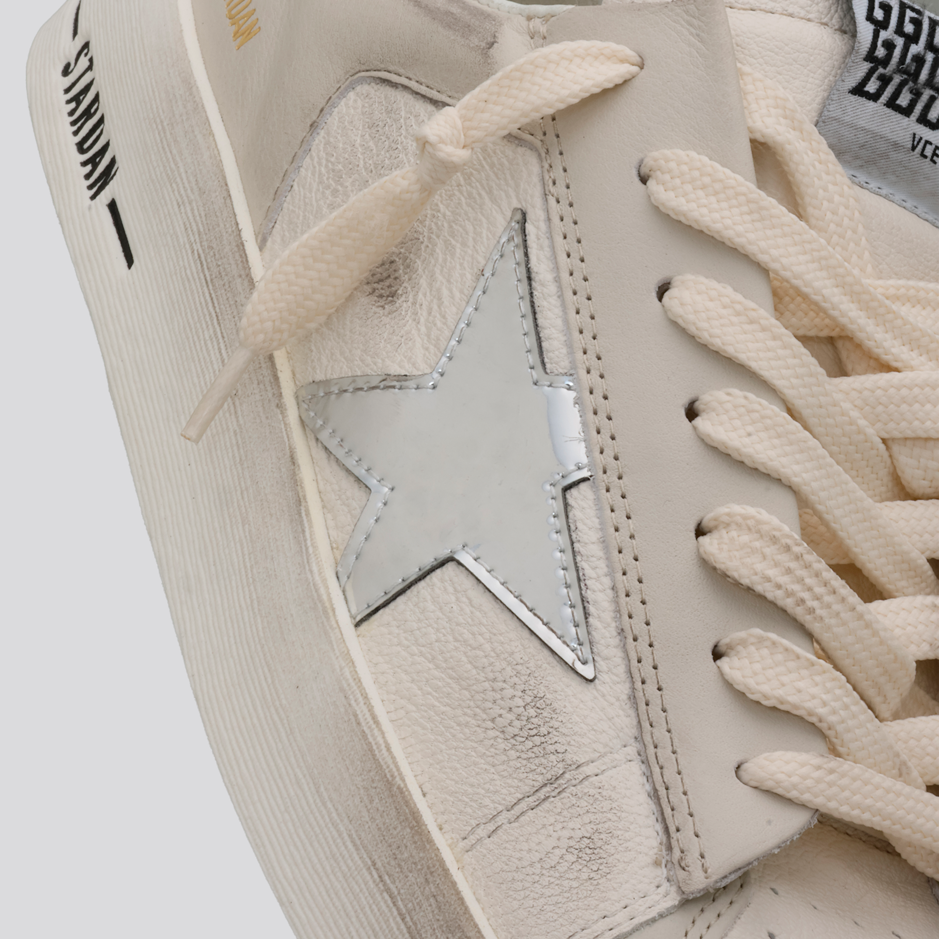 Sneakers Blancos Plateado Golden Goose Stardan