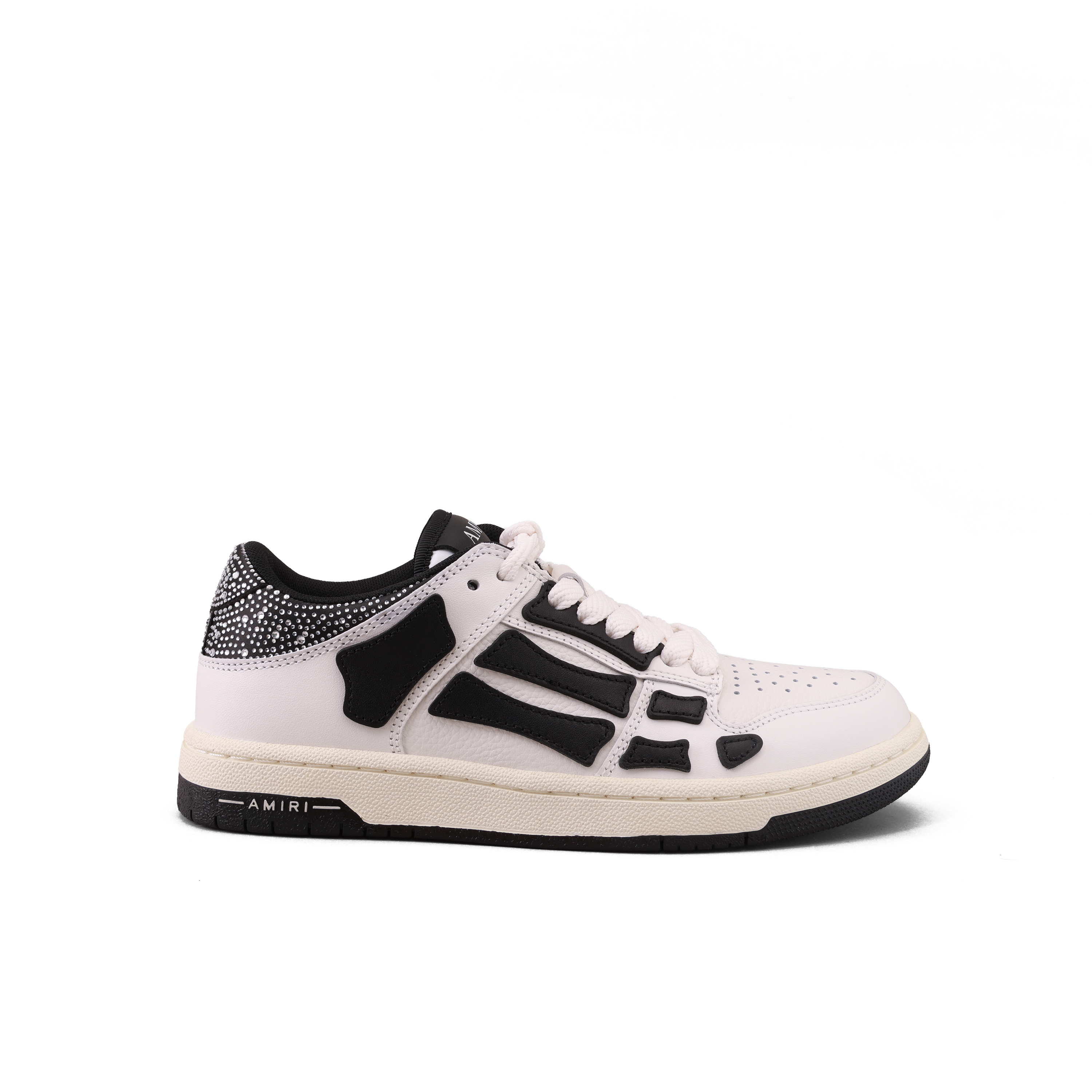 Sneakers Negros AMIRI Crystal Satin Skel Top Low