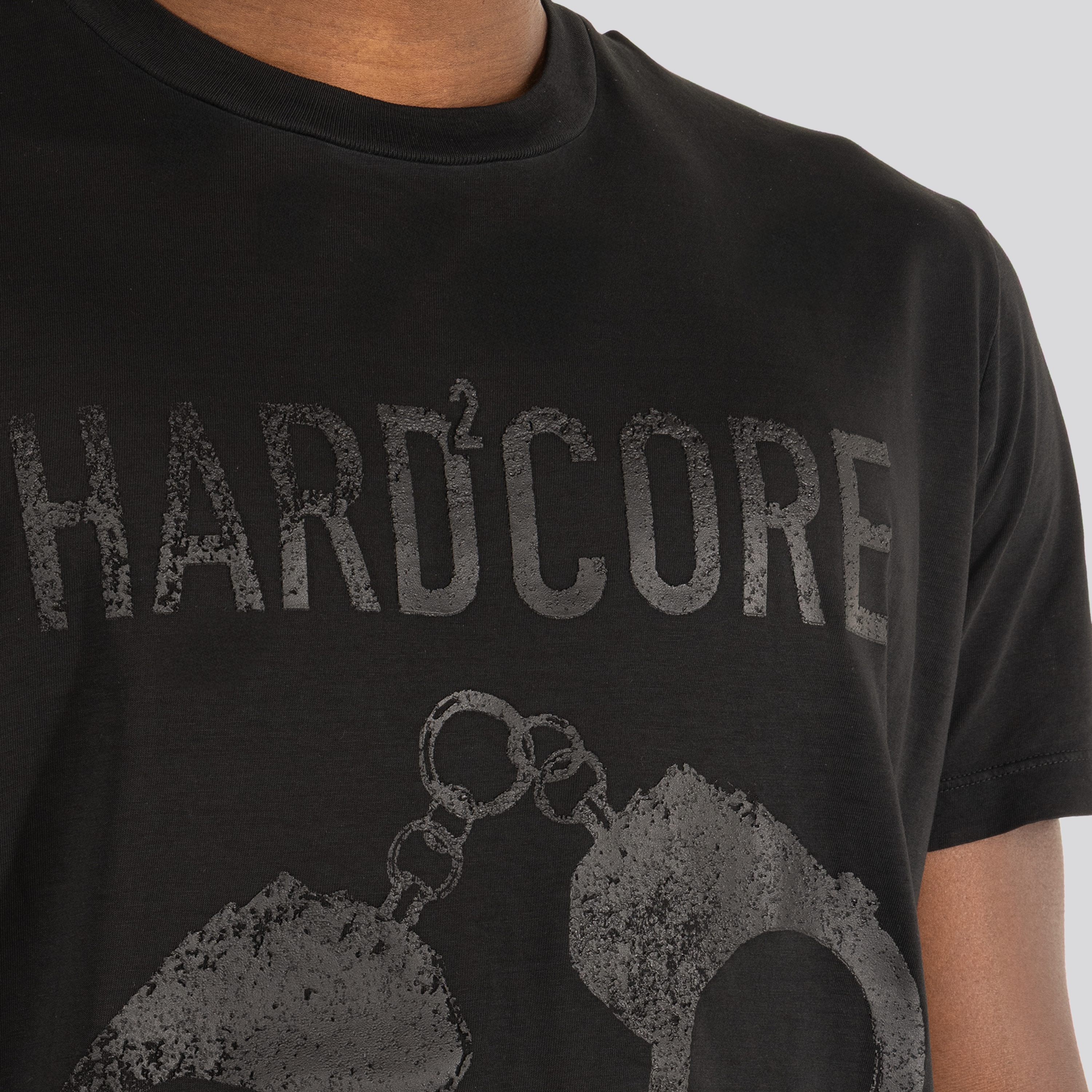 Camiseta Negra Dsquared2 Handcuffs