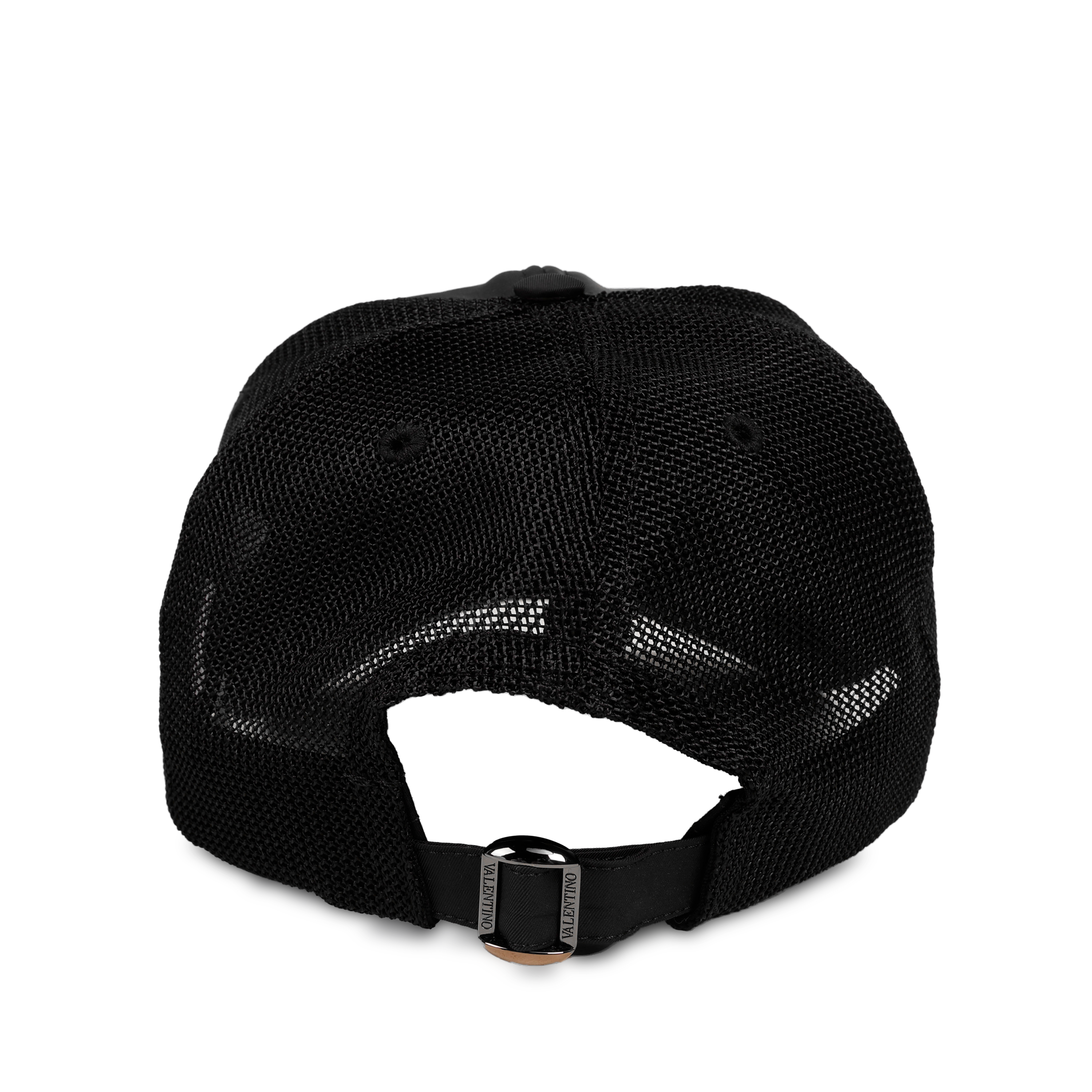 Gorra Negra Valentino Logo