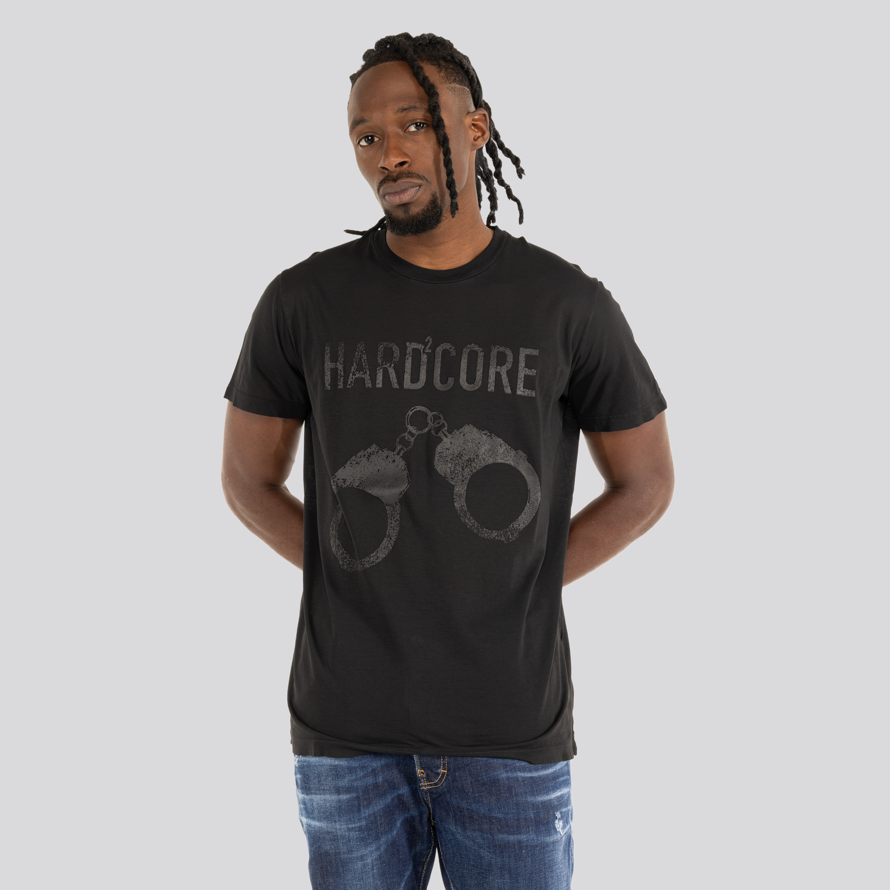 Camiseta Negra Dsquared2 Handcuffs
