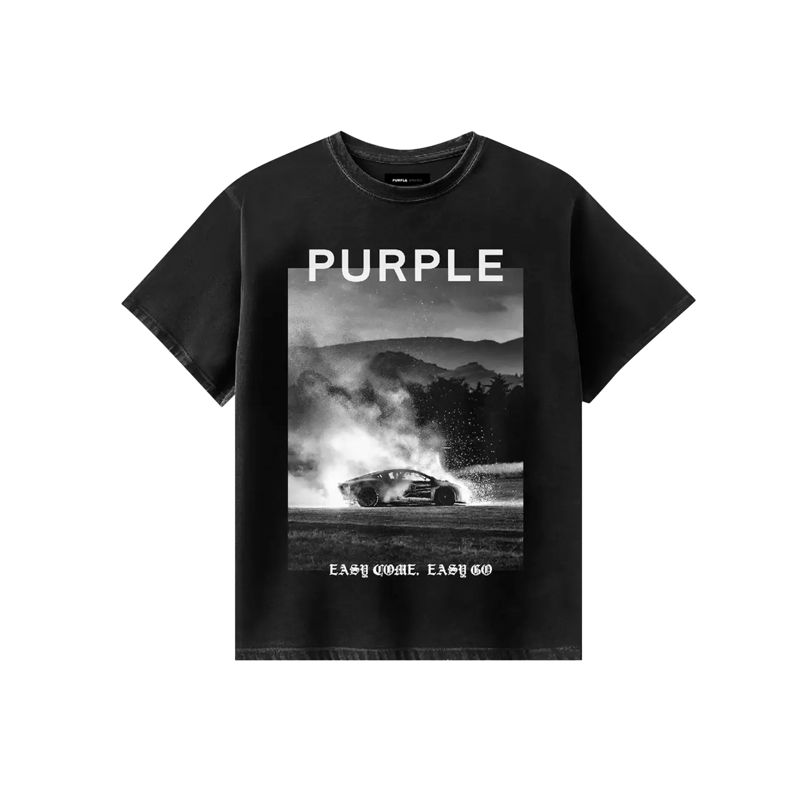Camiseta Negra PURPLE Inside Out