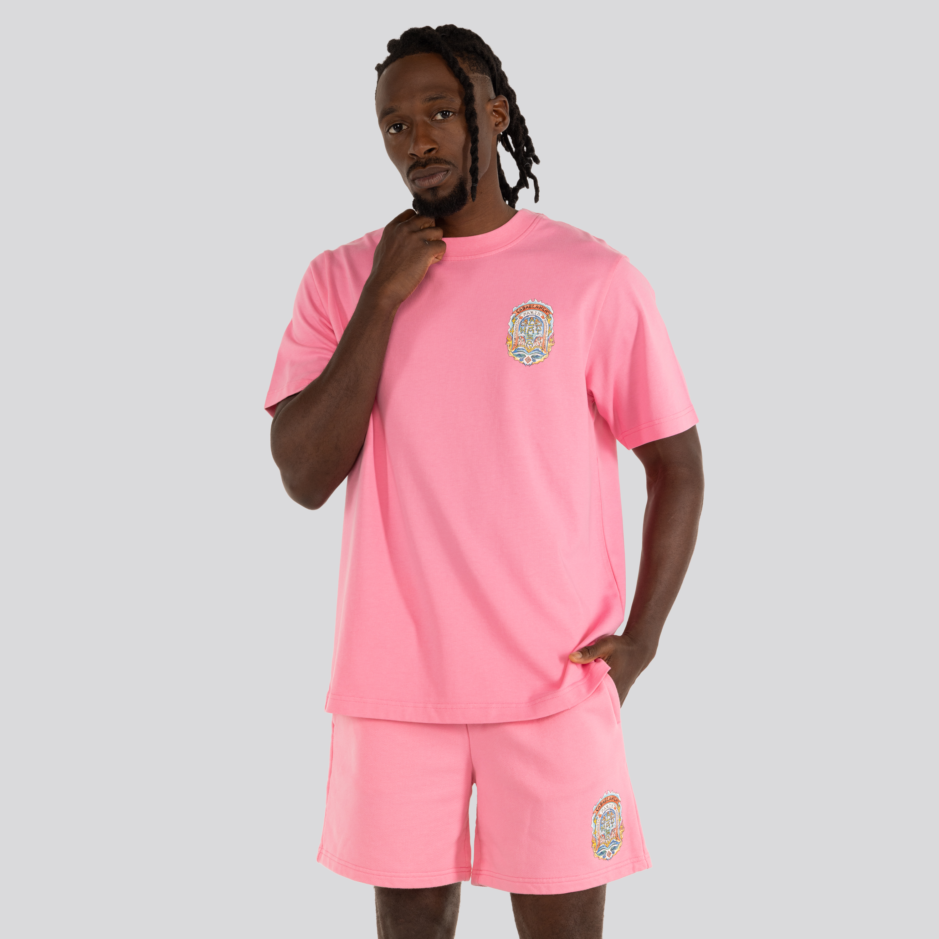 Short Rosado Casablanca Casa Way Skate