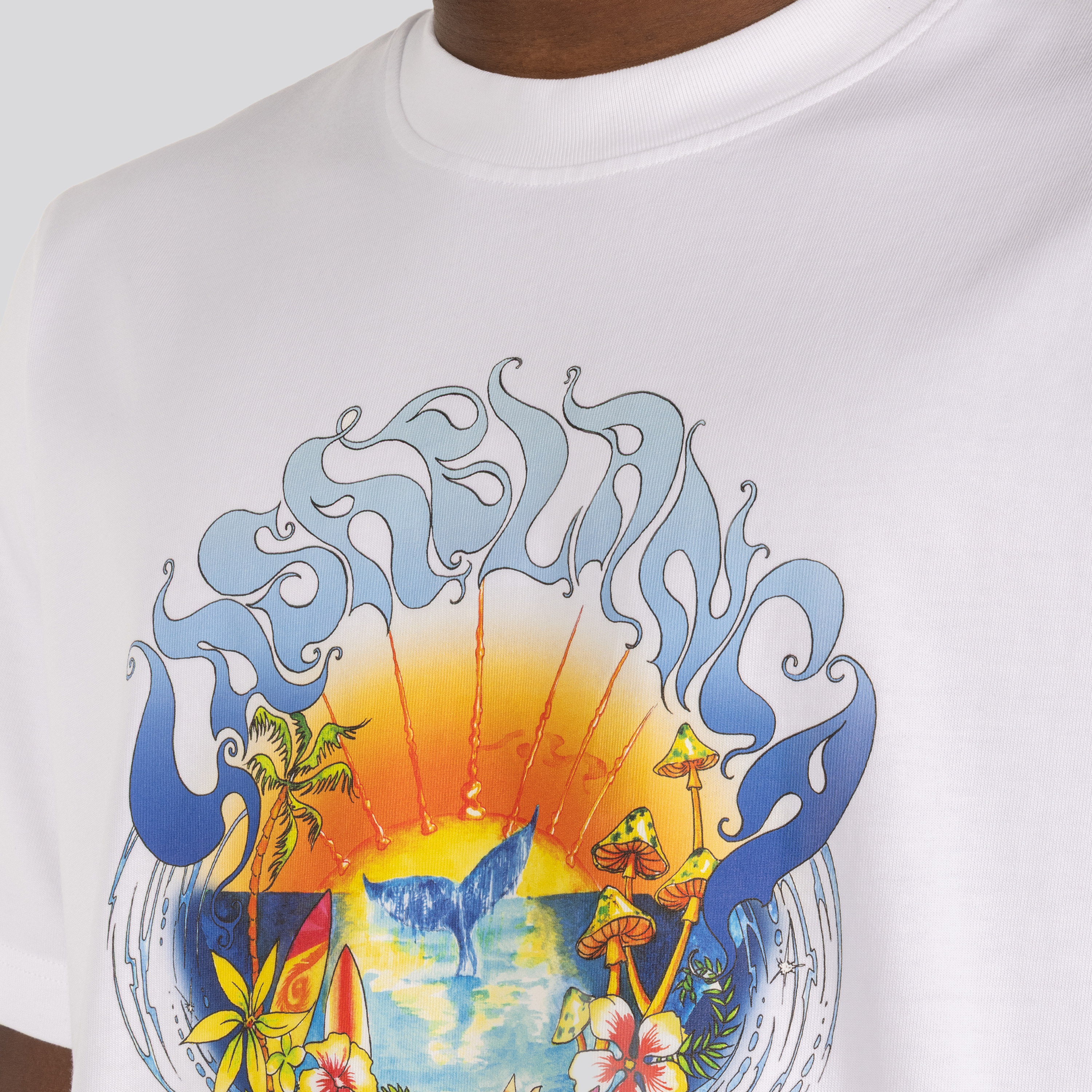 Camiseta Blanca Casablanca Surf Trip