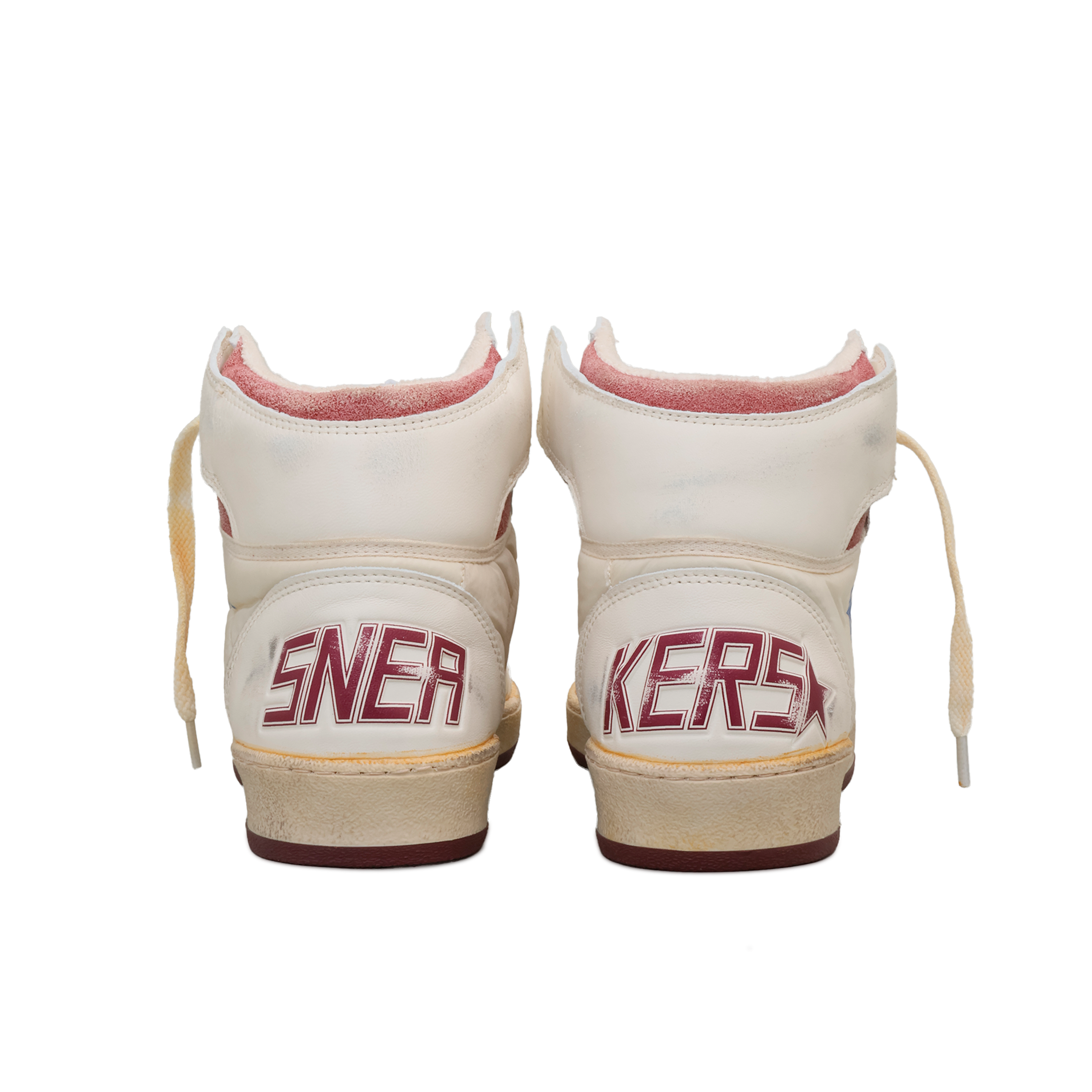 Botas Blancas Golden Goose Rojo Sky Star Nylon