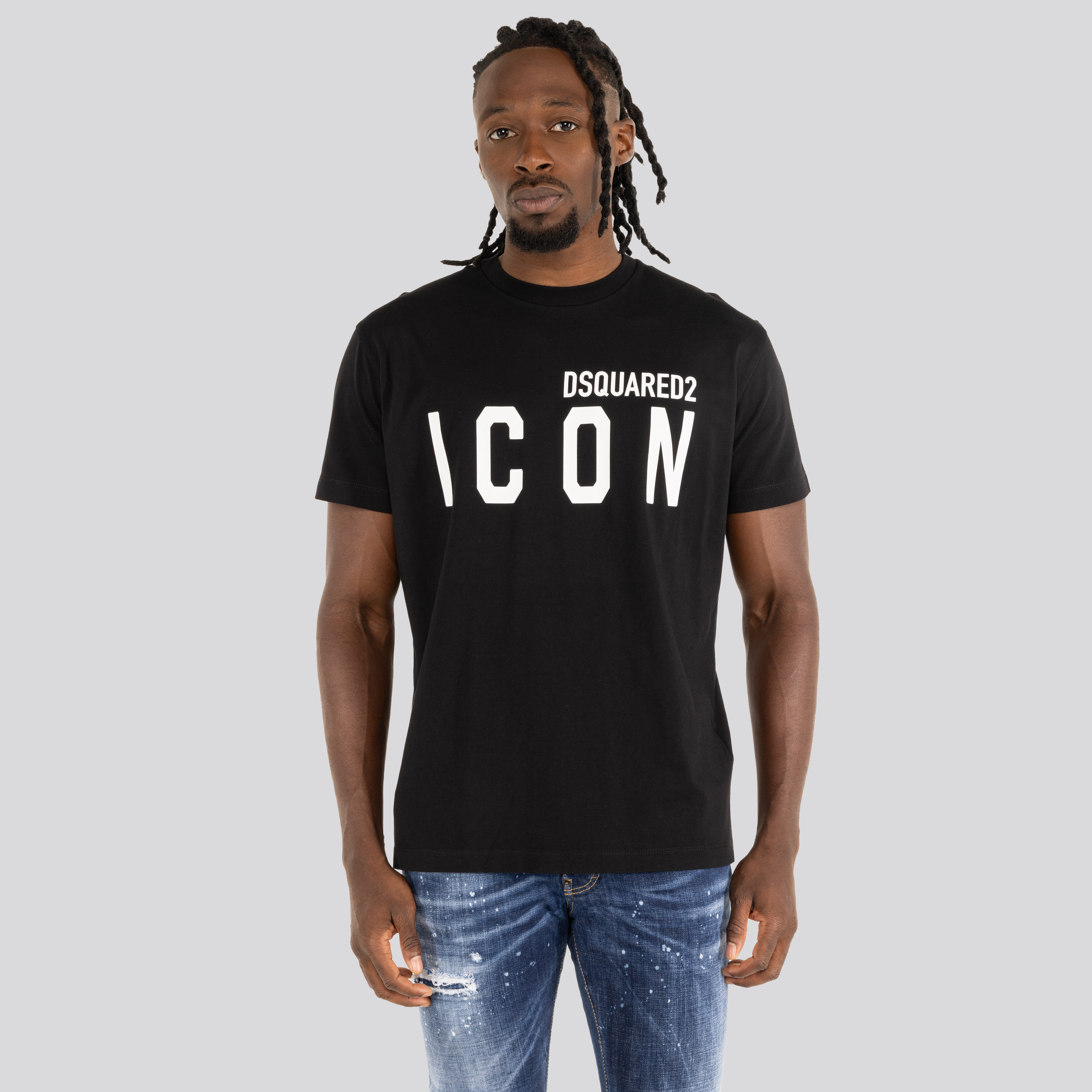 Camiseta Negra Dsquared2 Icon
