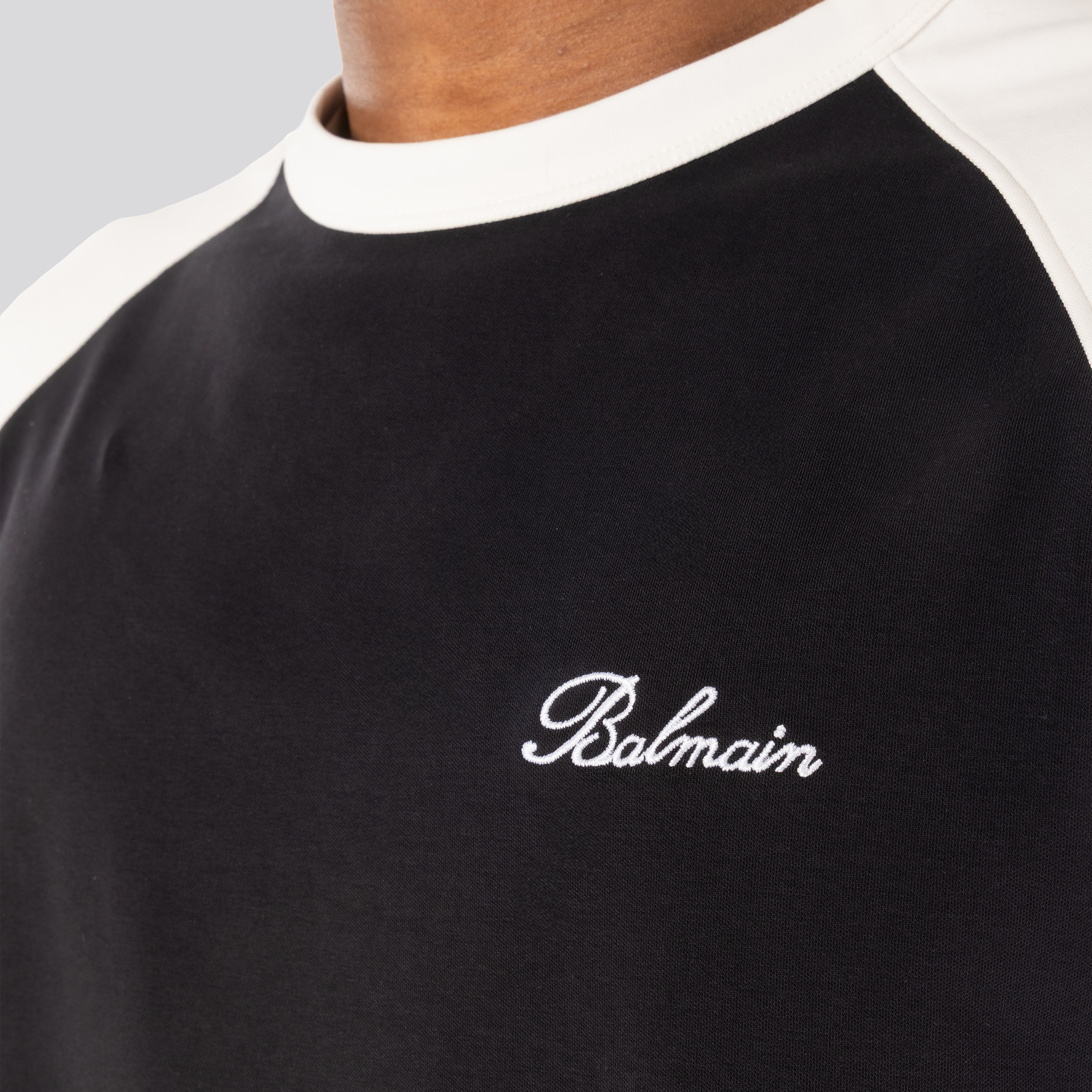 Camiseta Negra Balmain Signature
